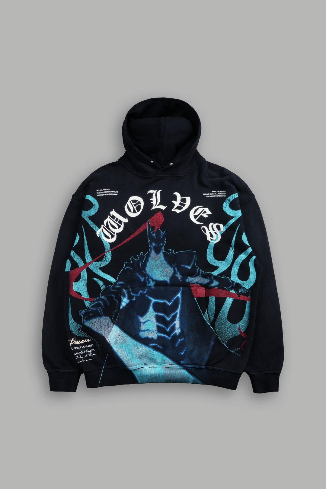 Igris Ascends "Pierce" Hoodie in Black Sun Fade
