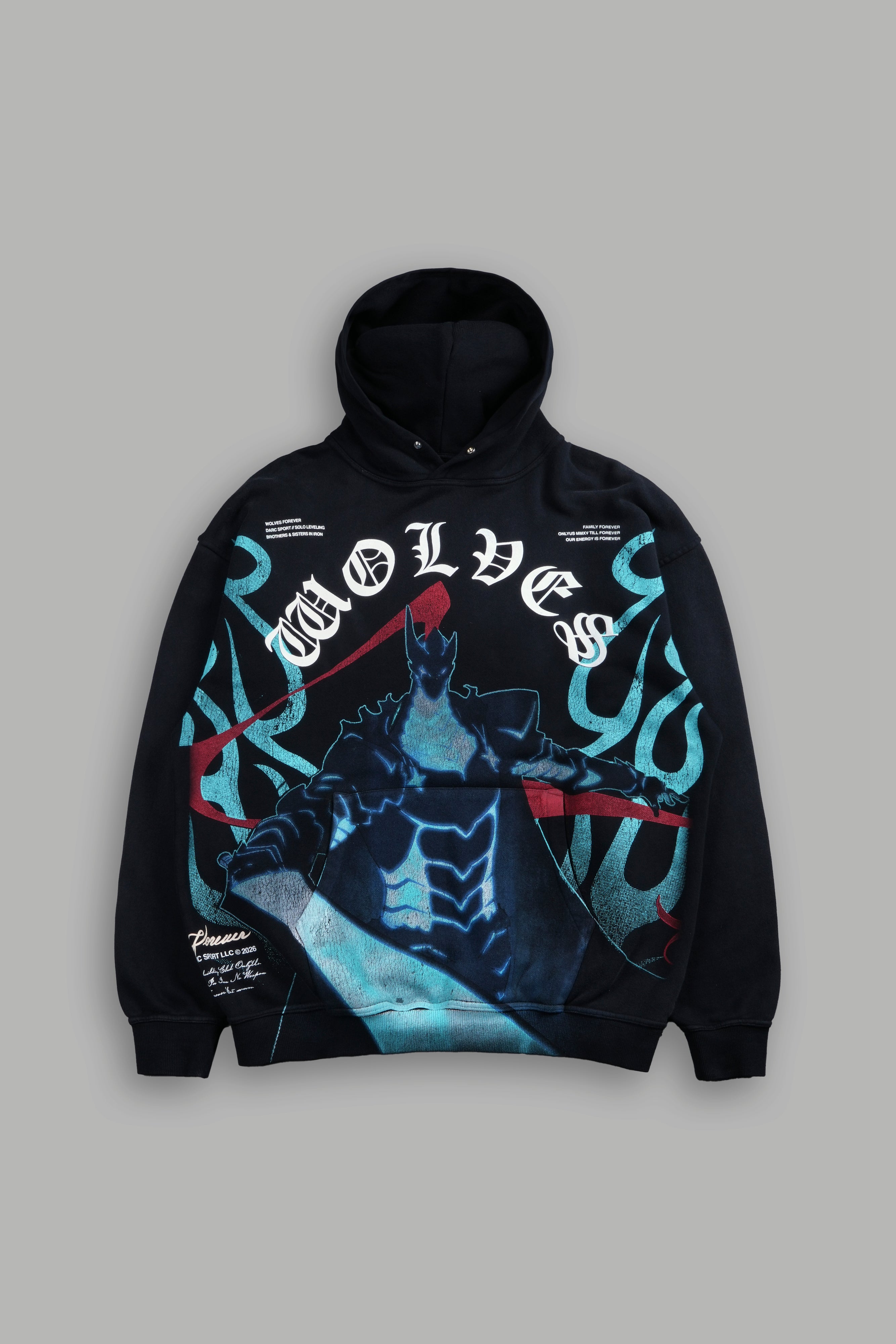 Igris Ascends "Pierce" Hoodie in Black Sun Fade