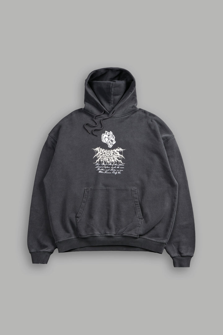 Jack Hammer "Grunge" Hoodie in Wolf Gray