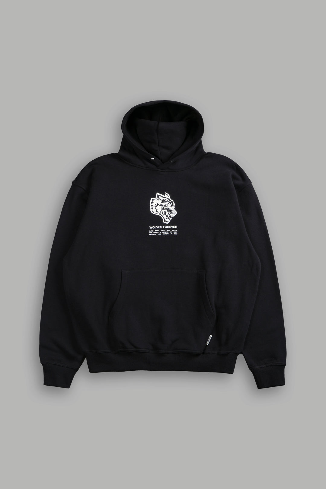 Wolves Have Your Back "Pierce" Hoodie in Black