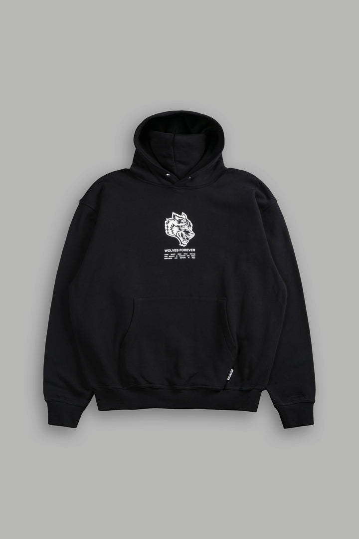 Wolves Have Your Back "Pierce" Hoodie in Black