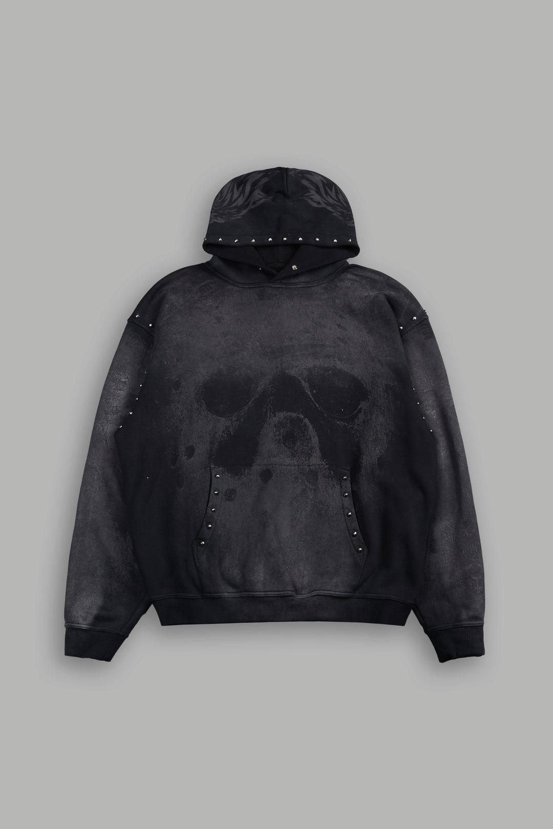 Jason Forever Cornell Hoodie In Black Super Sun Fade