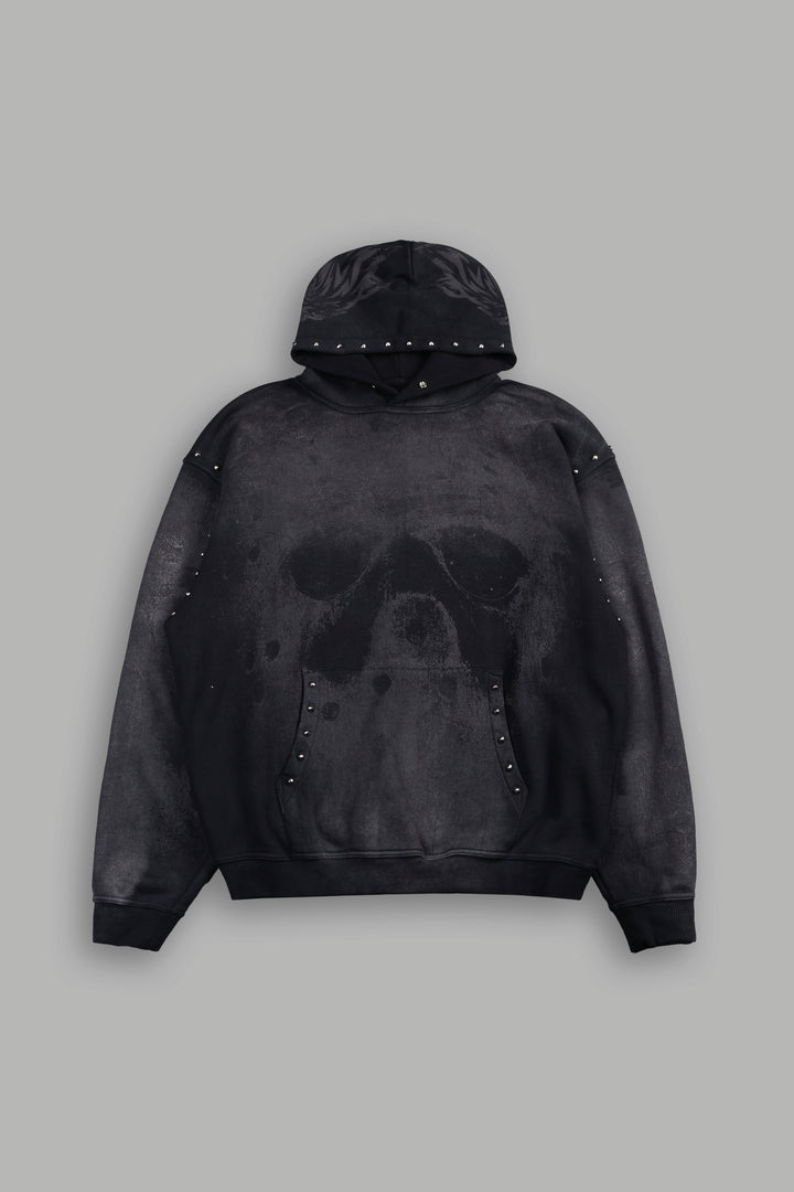 Jason Forever Cornell Hoodie In Black Super Sun Fade