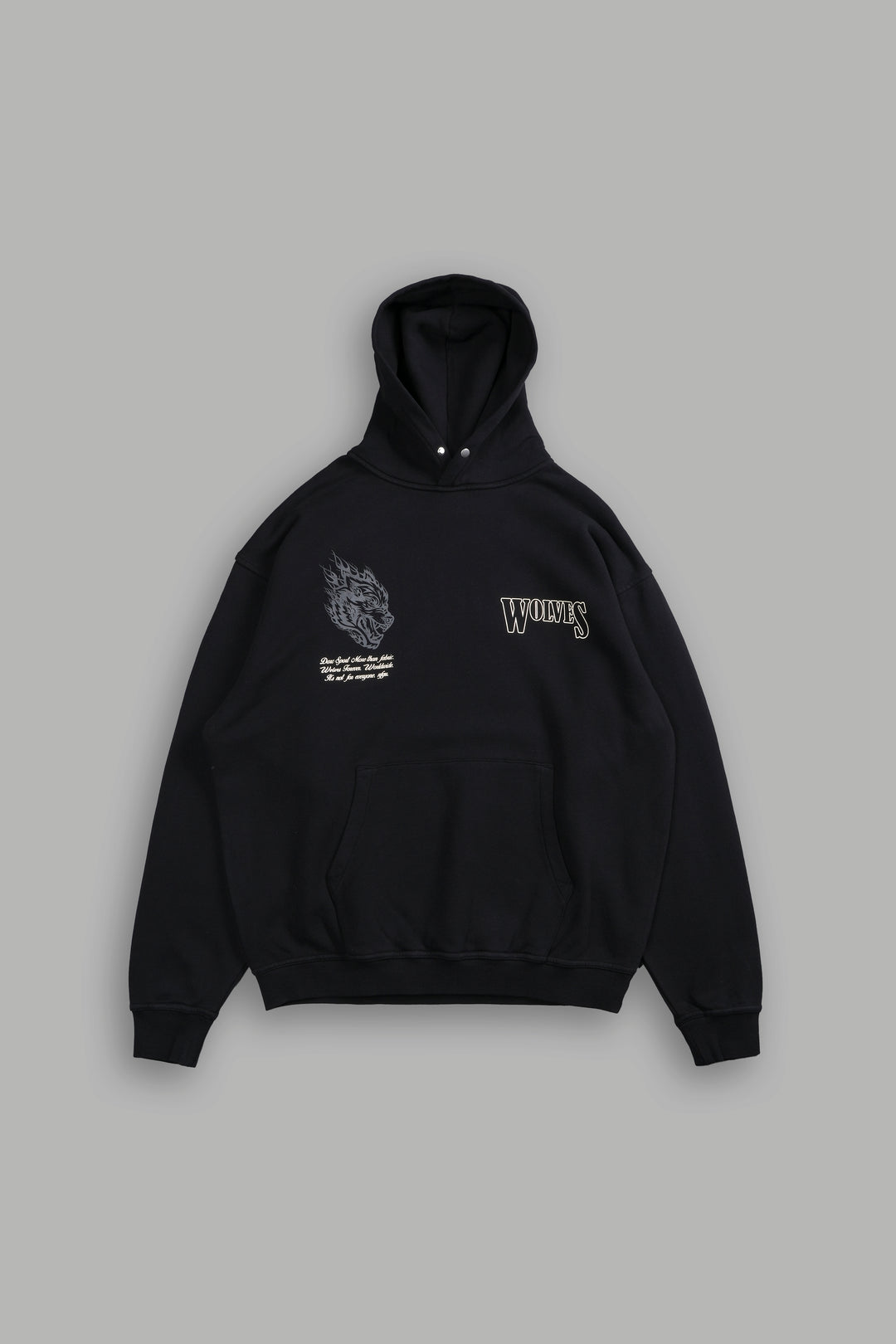 Western V2 "Pierce" Hoodie in Black/Black