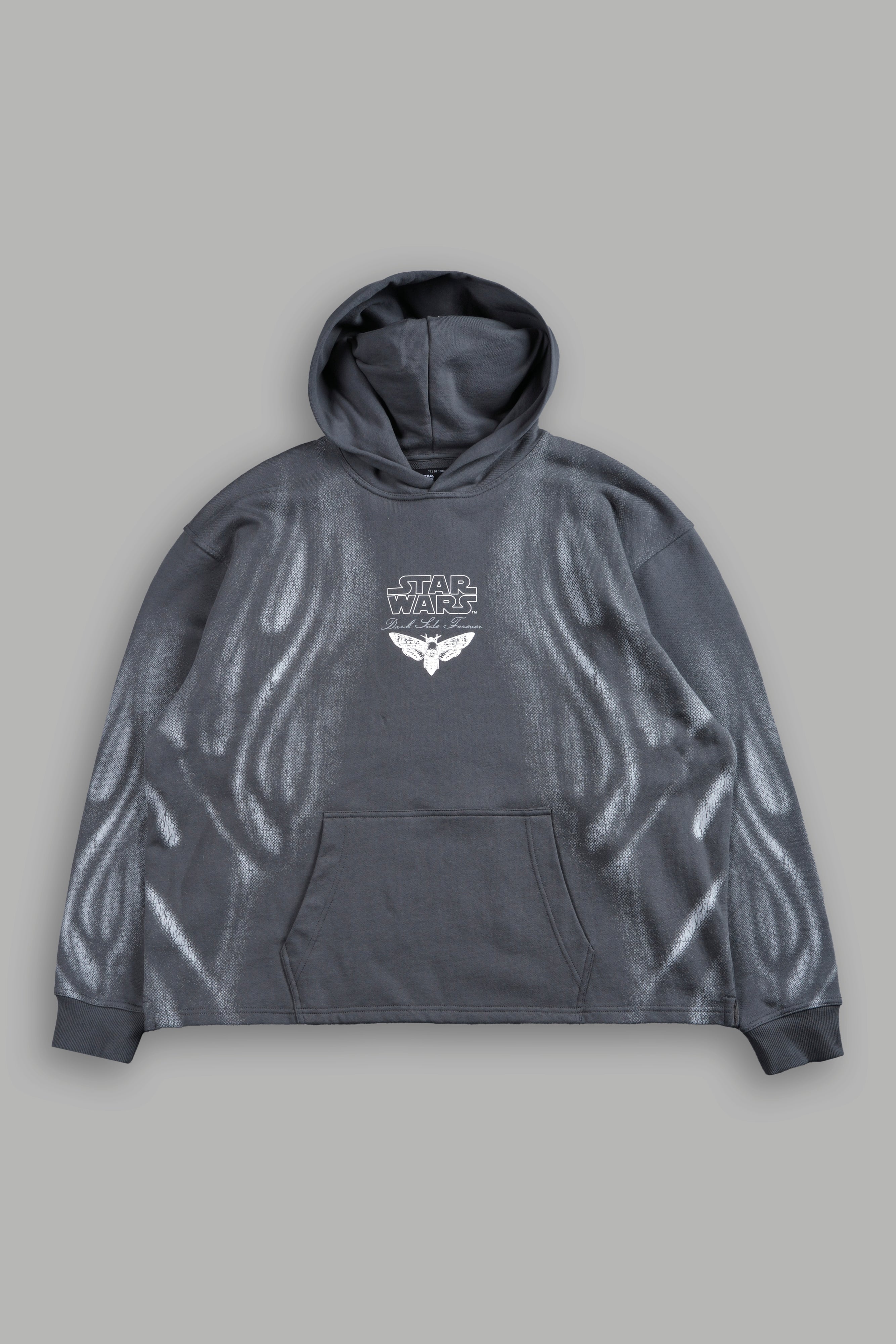 Dark Flame Moaty Hoodie in Slate Gray