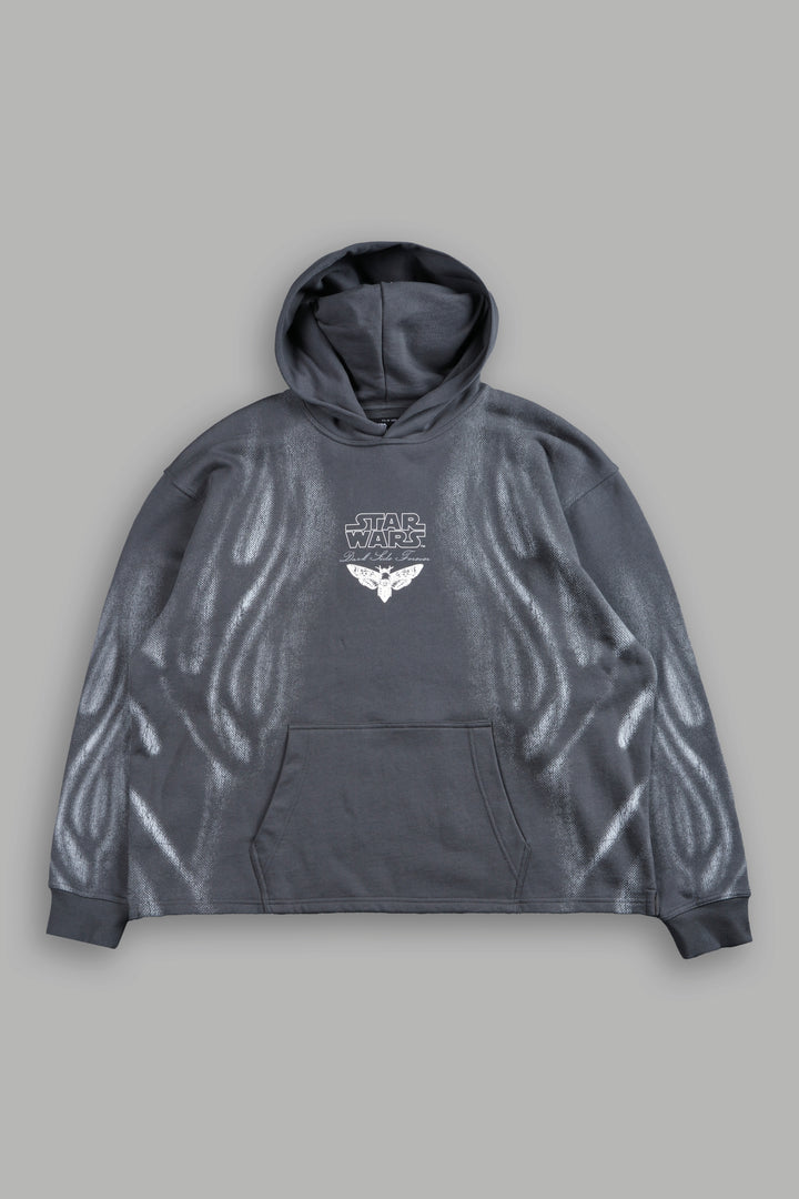 Dark Flame Moaty Hoodie in Slate Gray