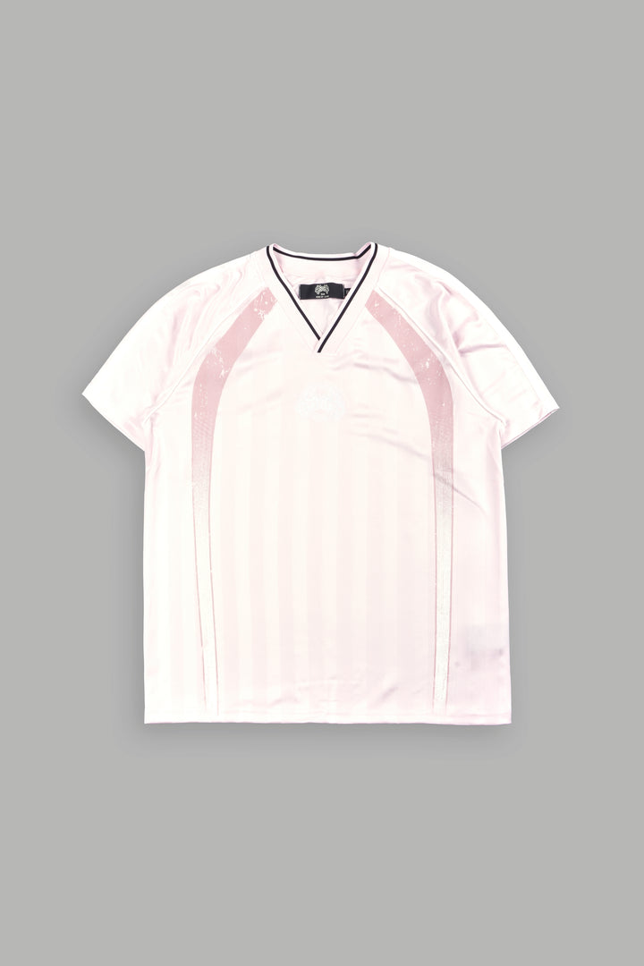 She Wolves Club She Oversized Soccer Jersey In Blush Pink