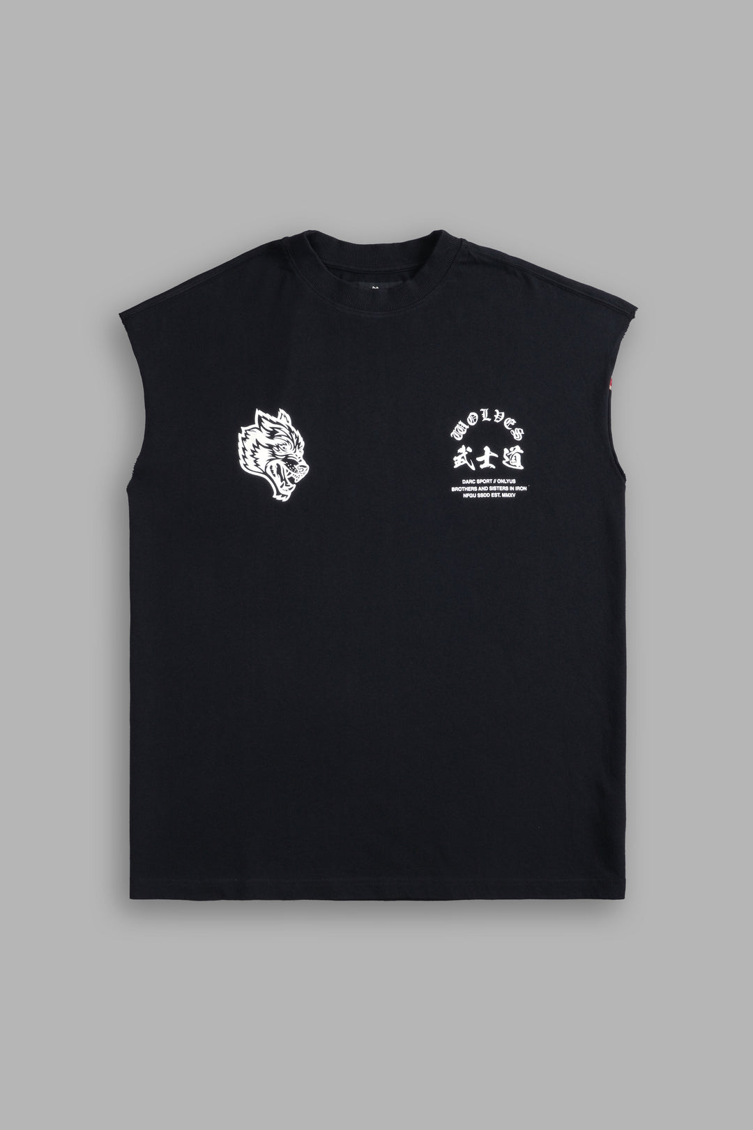 Okami Wolf "Premium" Muscle Tee in Black