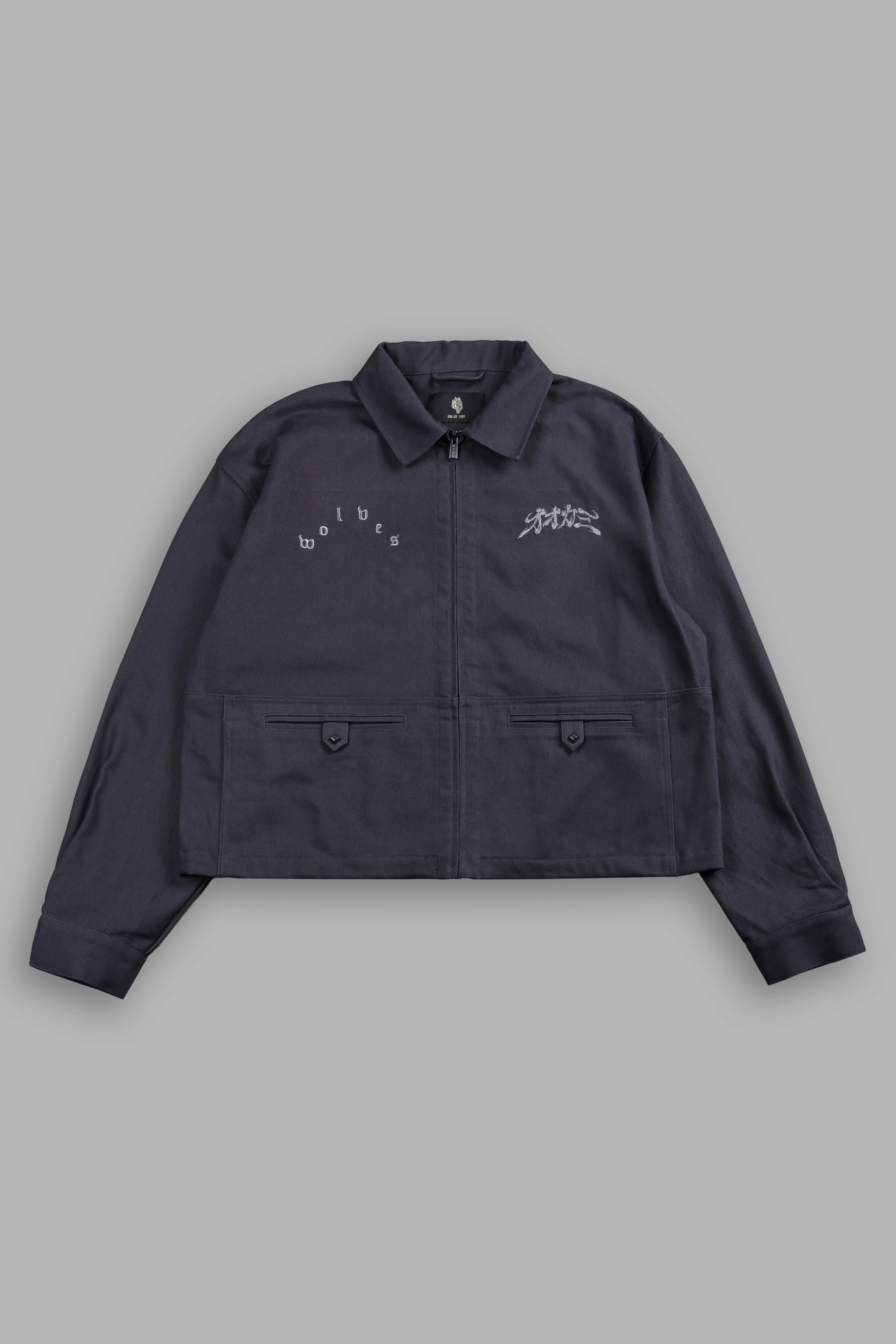 Oni-Genba Redford Shirt Jacket in Washed Navy