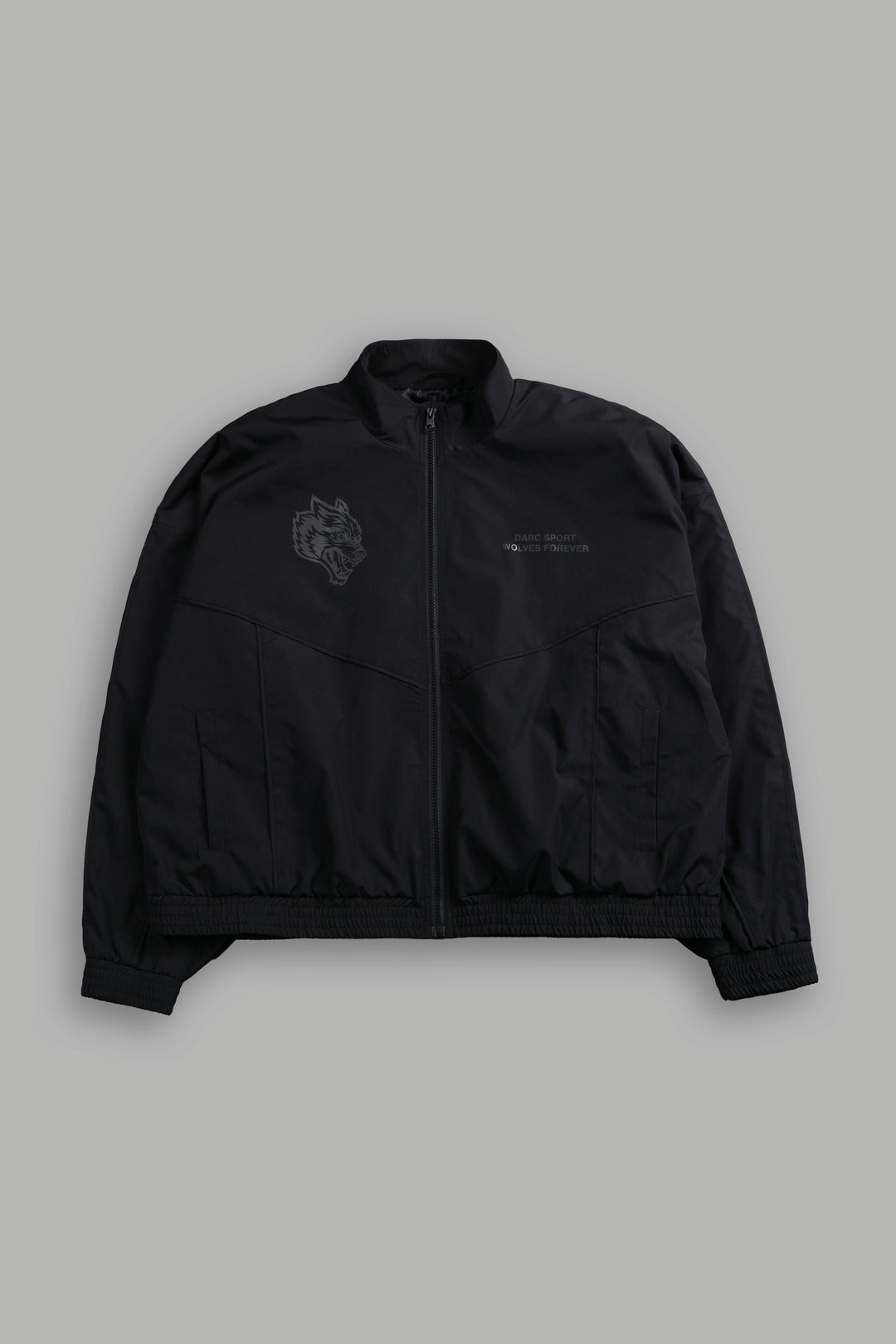 Sacred Flash Unisex Track Jacket in Black