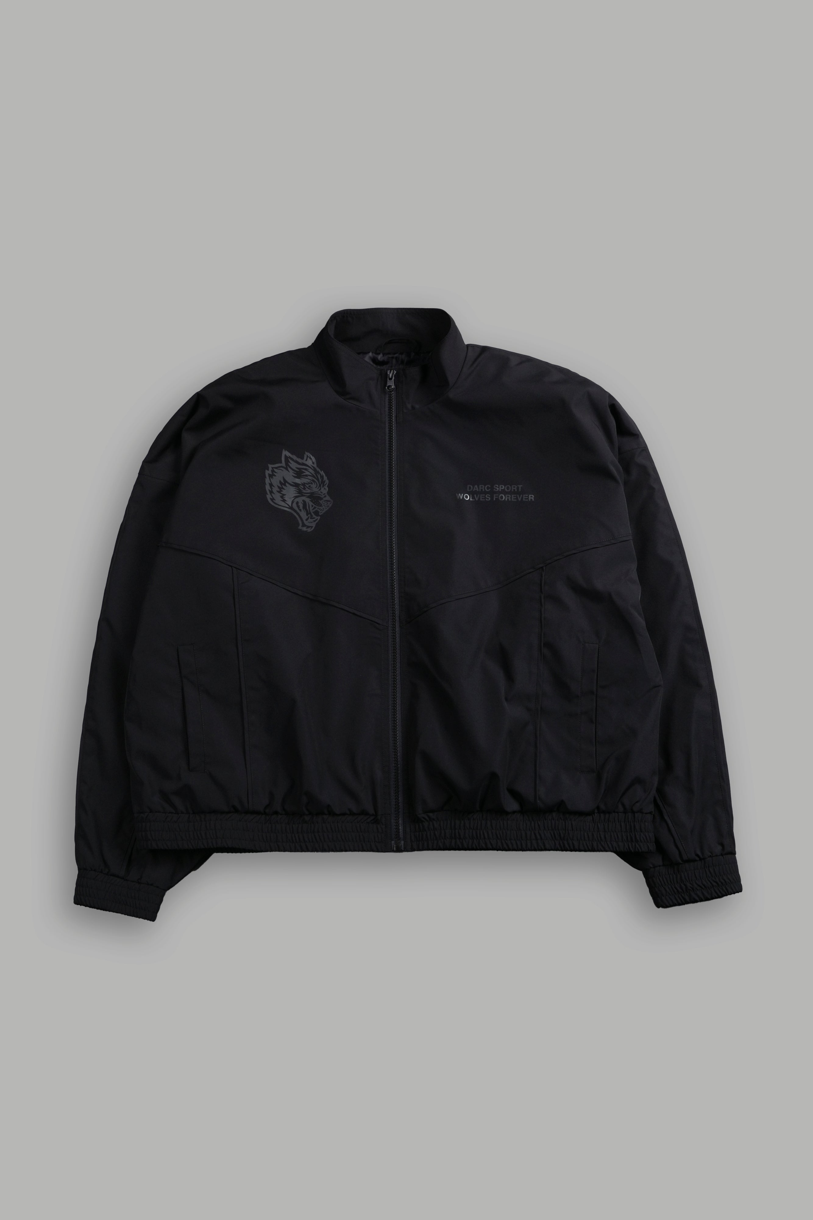 Sacred Flash Unisex Track Jacket in Black
