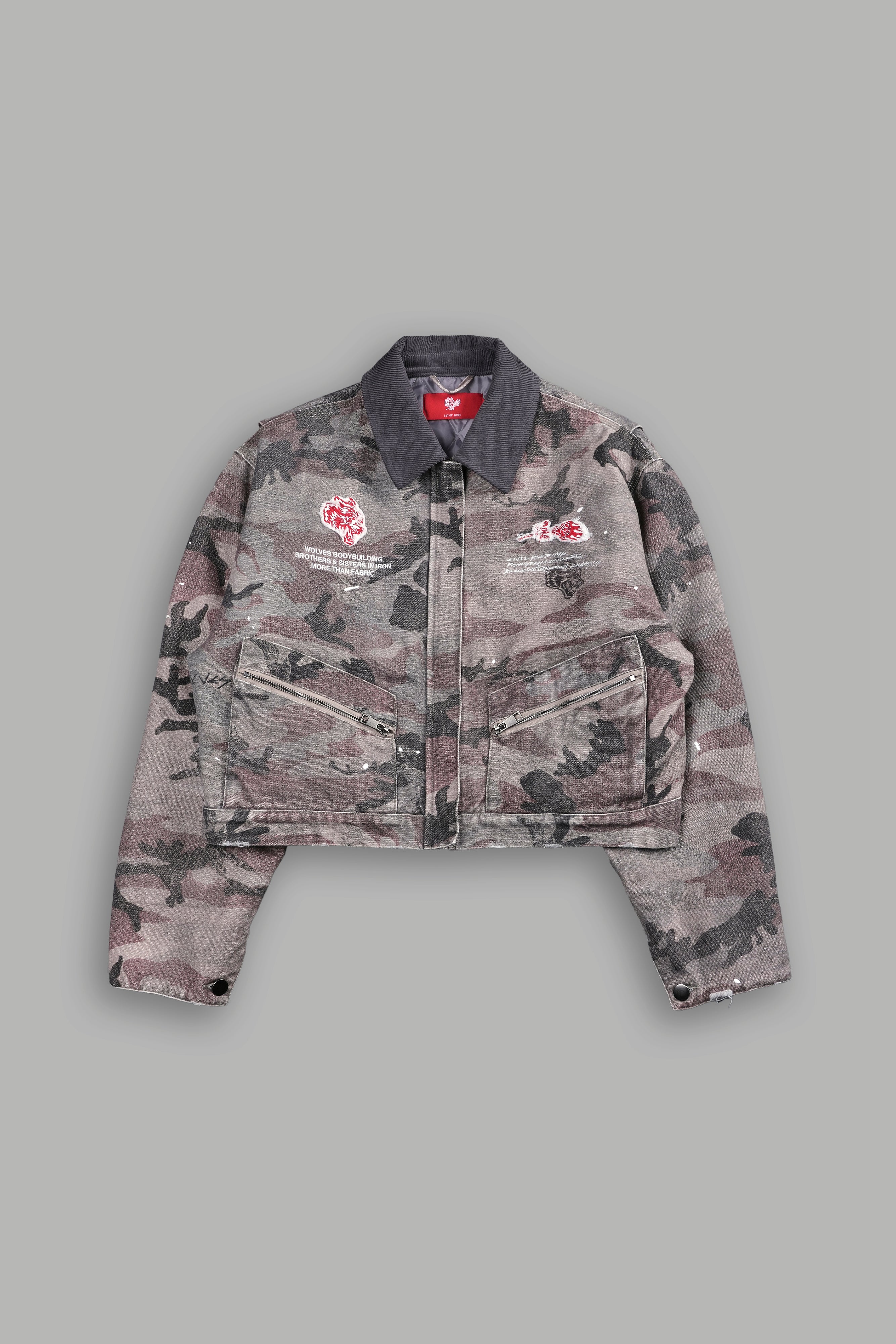 Wolves Among Roses Wayland Cropped Jacket in Blooming