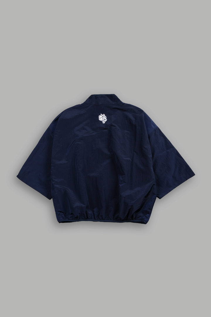 Hesh Forever V2 Mcguire Nylon Pullover In Navy