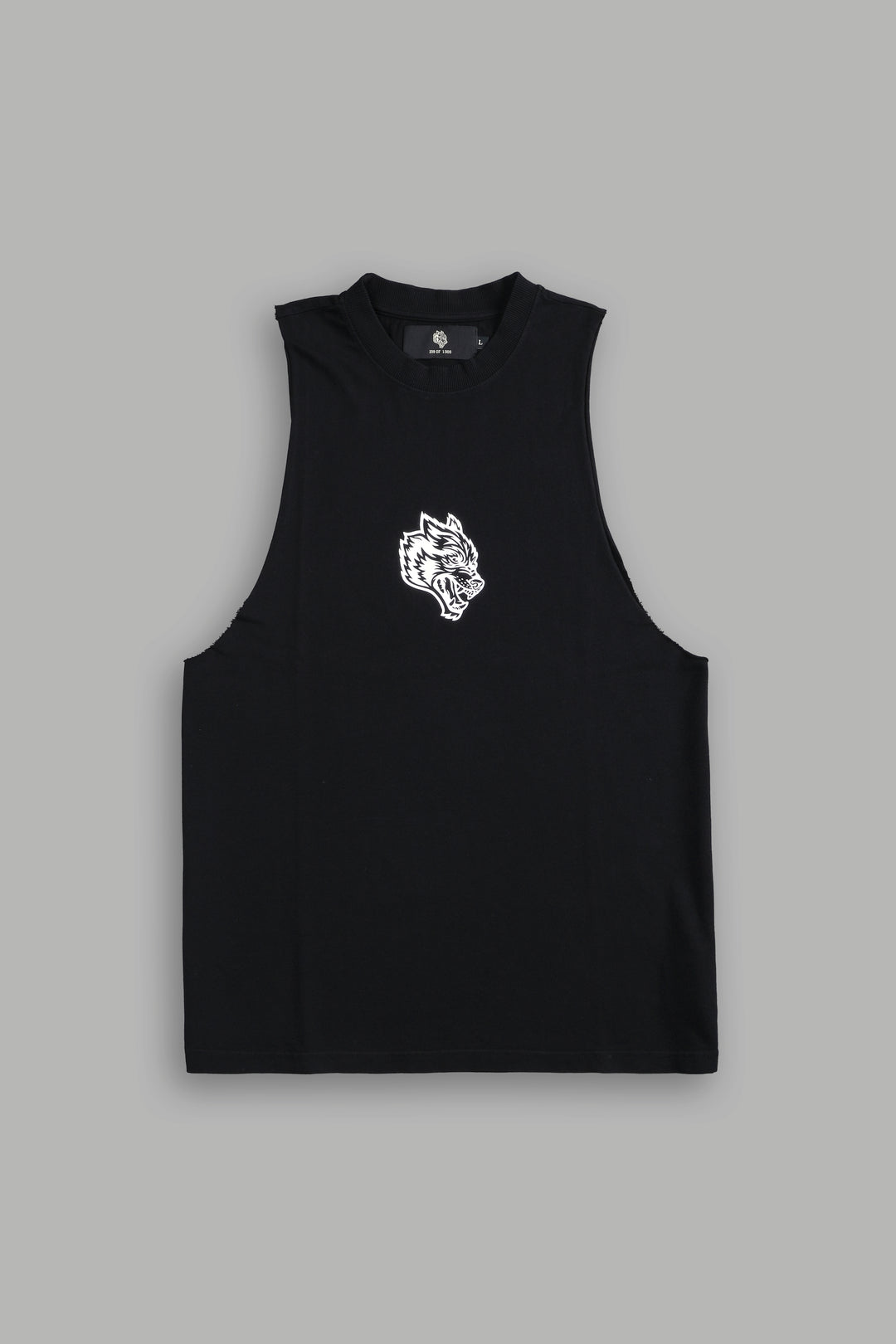 Wolves Pyramid "Tommy" Muscle Tee in Black