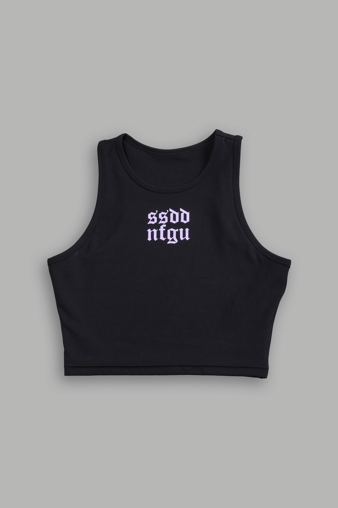 SSDDNFGU "Energy" Racerback Tank in Black