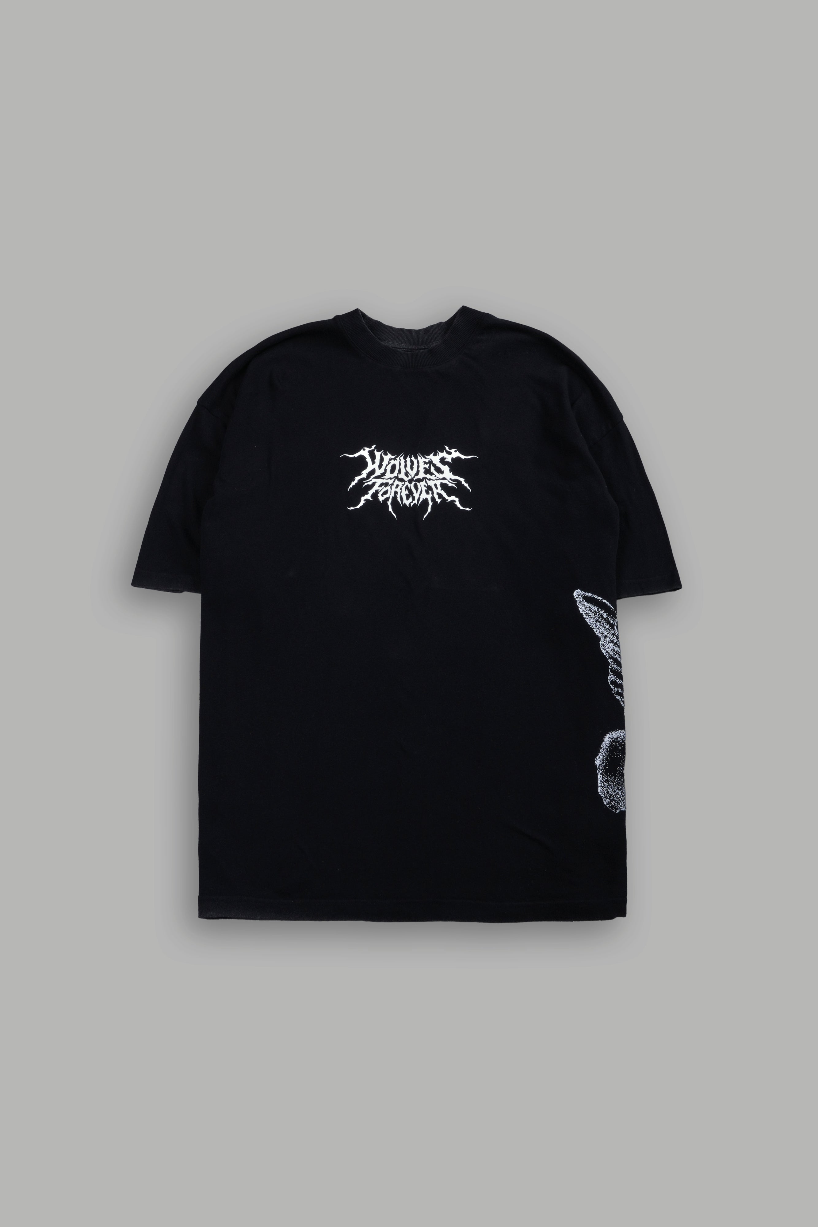Work In Silence NFGU Premium Oversized Tee in Black