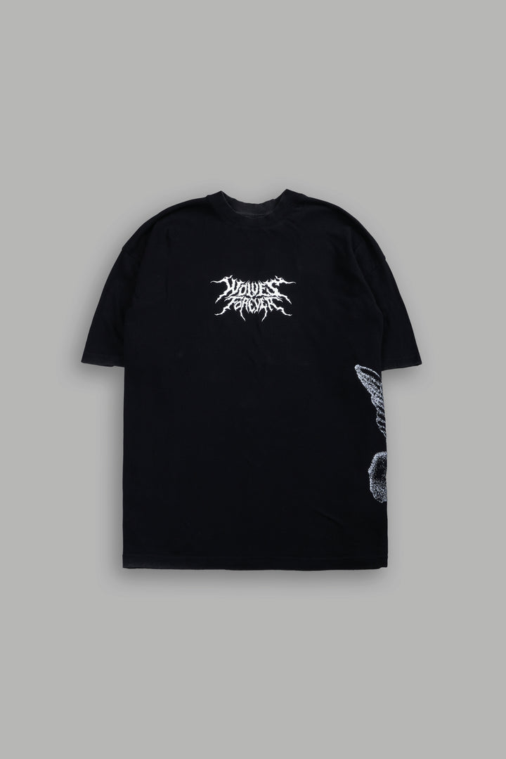Work In Silence NFGU Premium Oversized Tee in Black