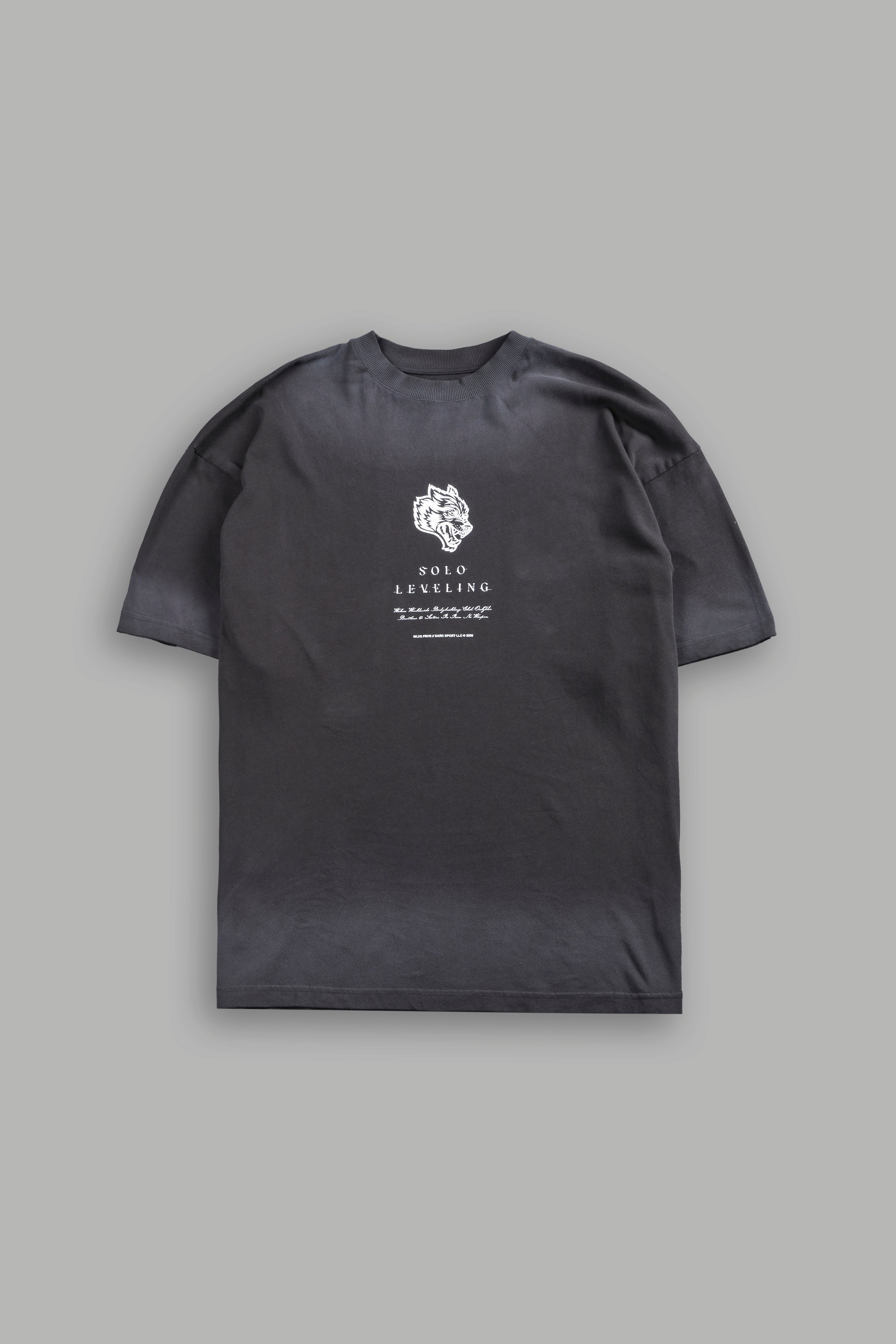 Celestial Knight Premium Oversized Tee in Wolf Gray