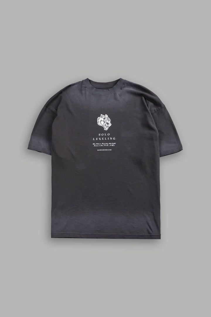 Celestial Knight Premium Oversized Tee in Wolf Gray