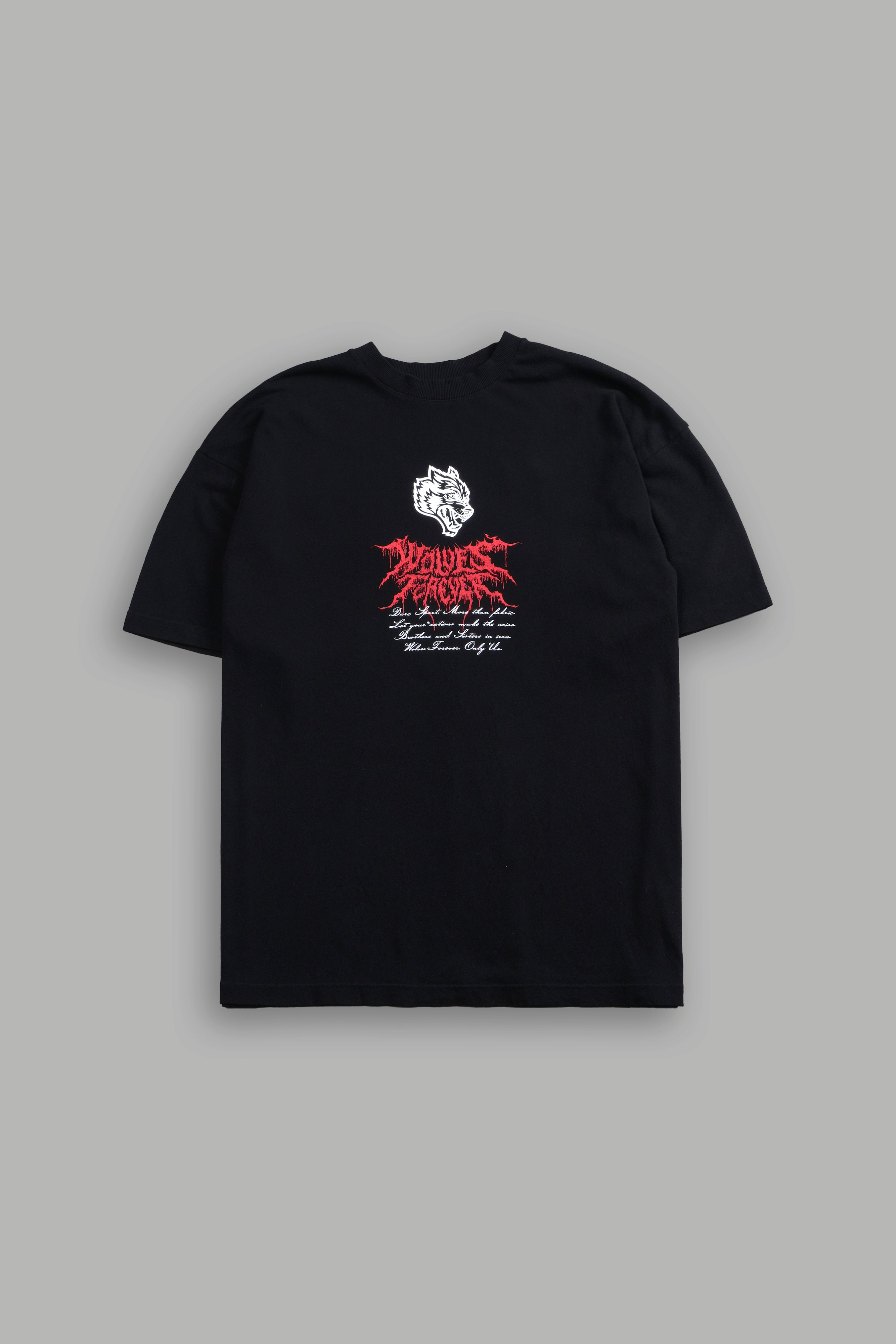 Jack Hammer "Premium" Oversized Tee in Black