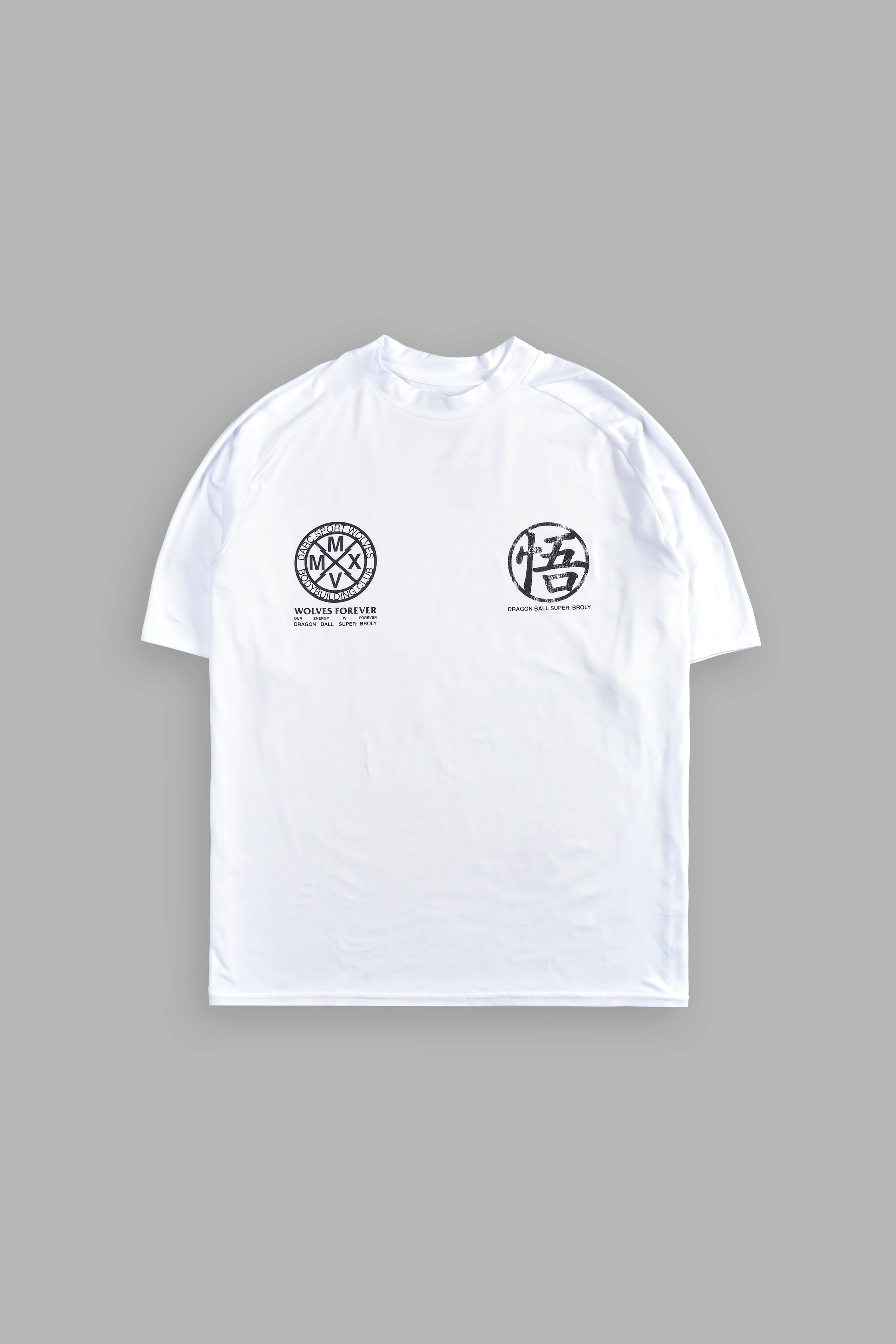 Go "Dry Wolf" S/S Raglan Tee in White