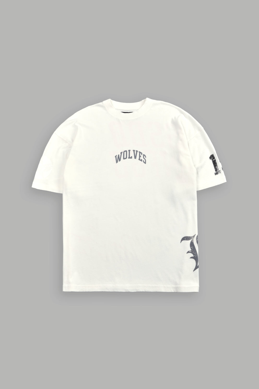 La Ca Frvr Premium Oversized Tee in Cream