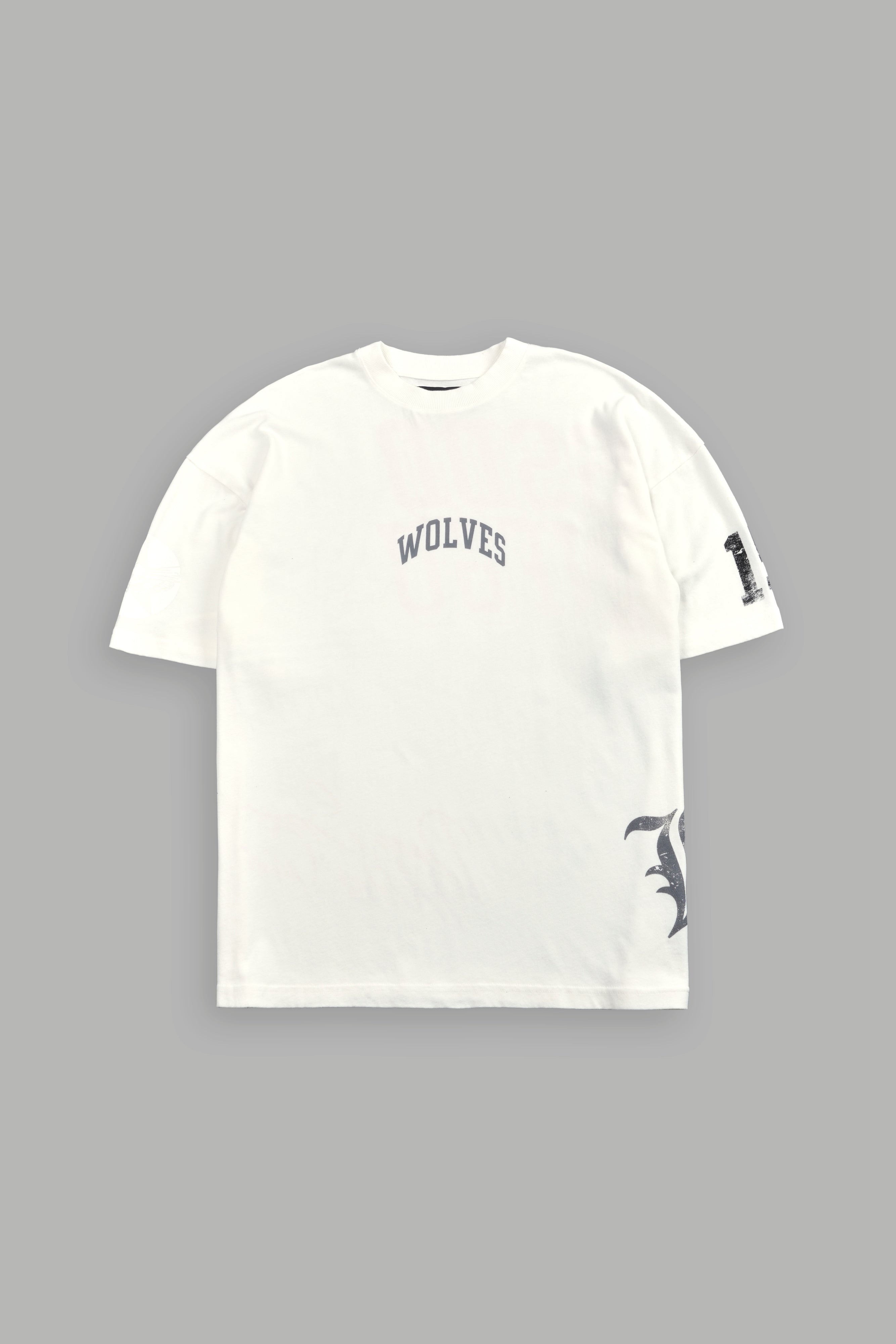 La Ca Frvr Premium Oversized Tee in Cream