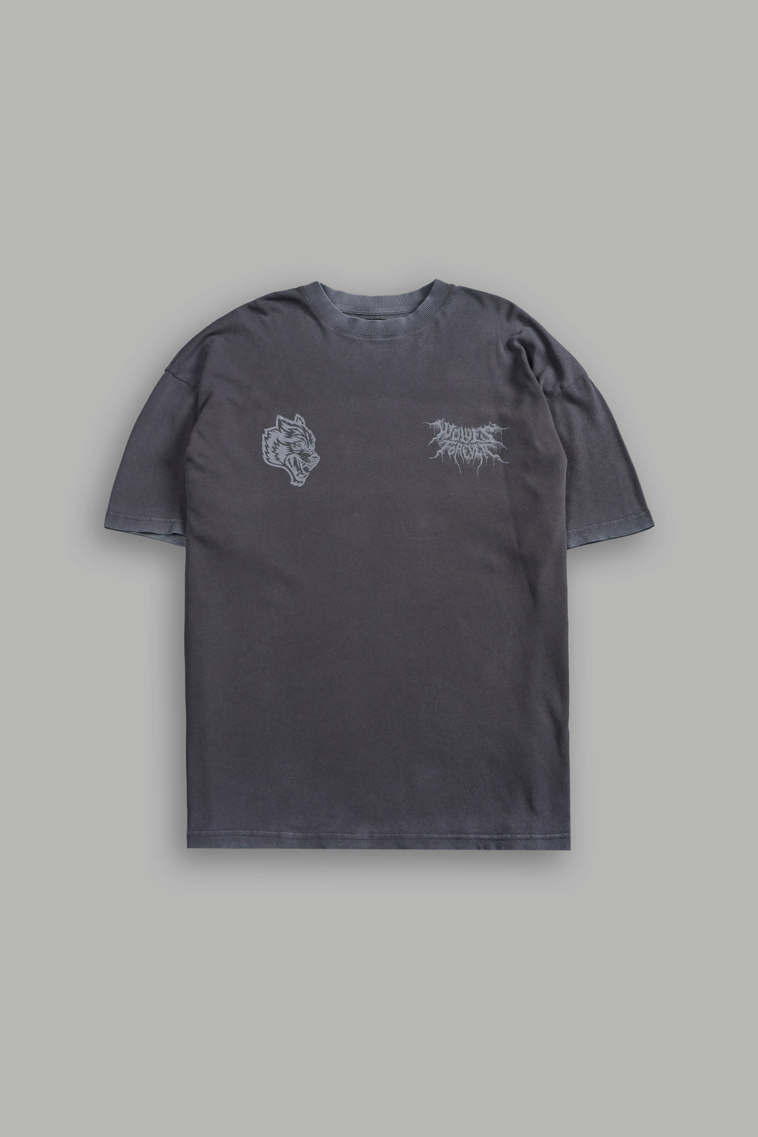 Dark Origin V2 "Premium" Oversized Tee in Wolf Gray