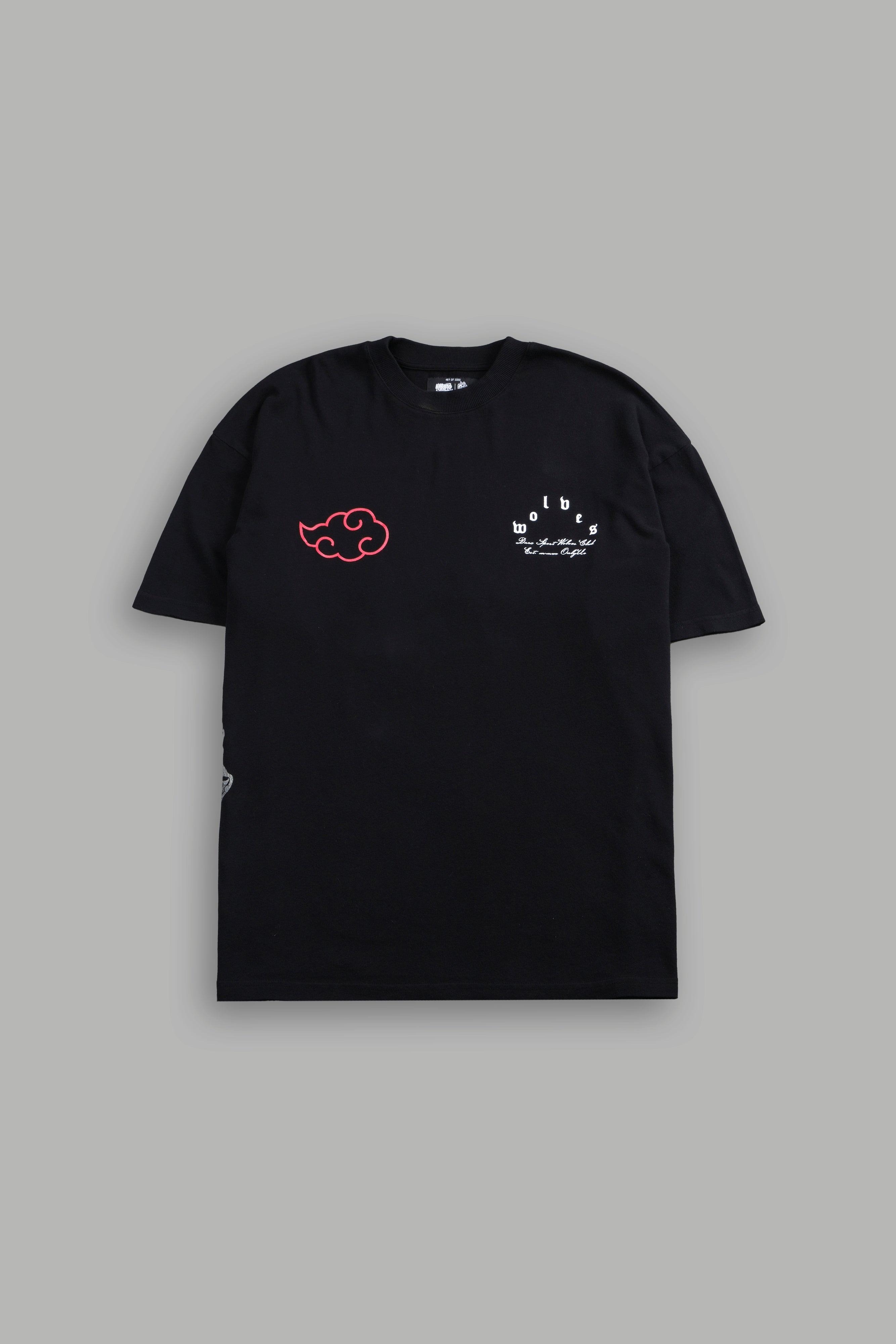 Darc Ninja Premium Oversized Tee in Black