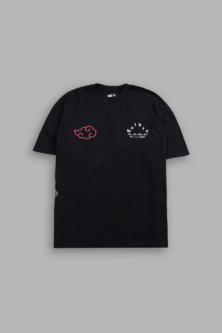 Darc Ninja Premium Oversized Tee in Black