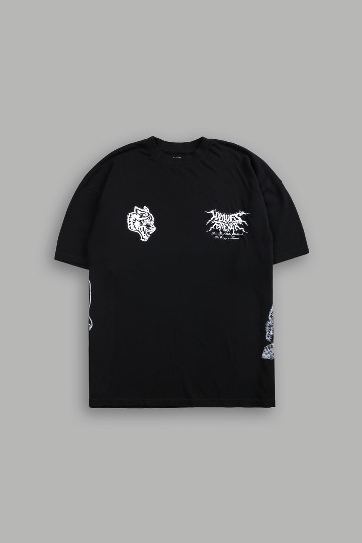 Itachi Uchiha "Side By Side" Series Premium Tee in Black