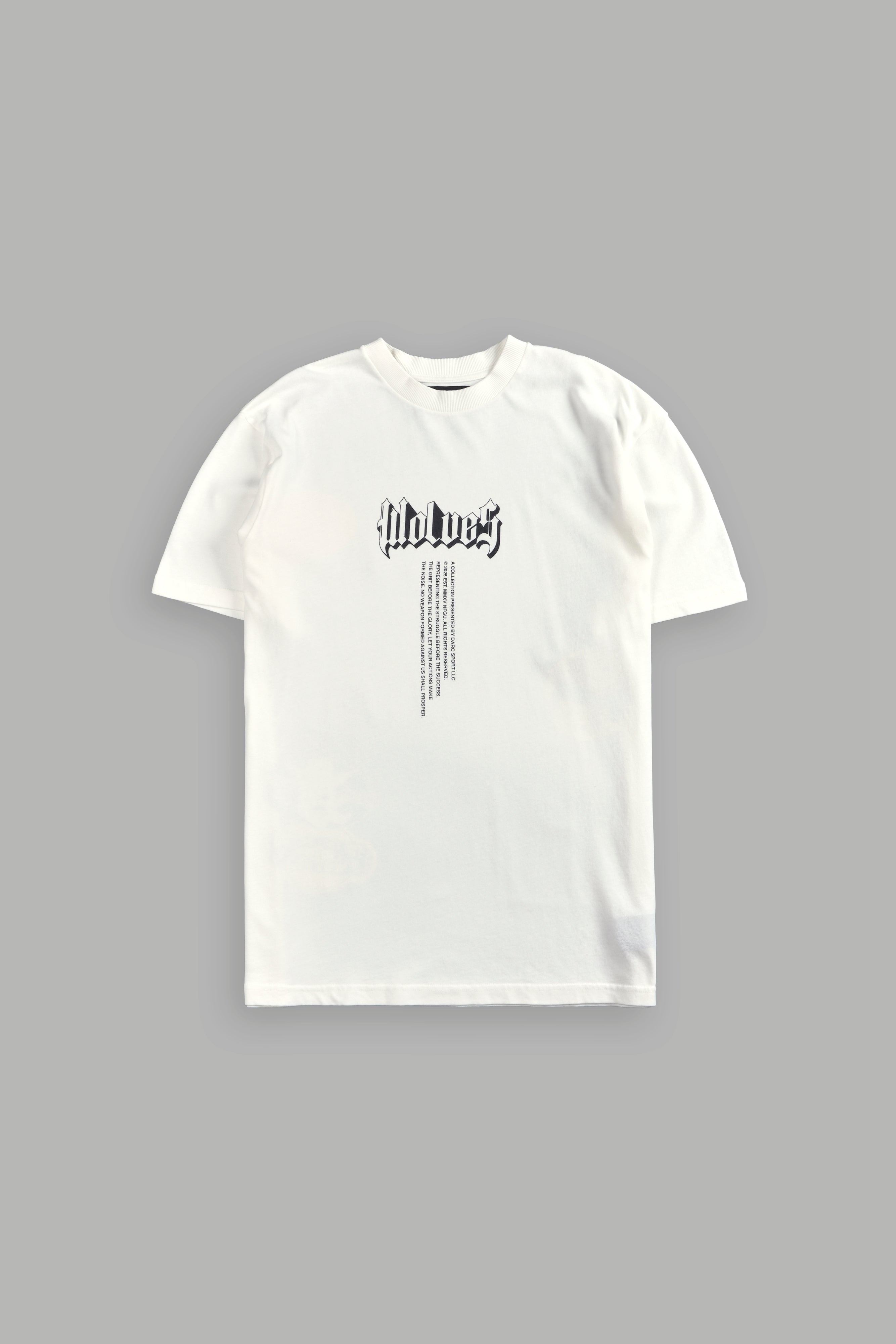 Our Badges "Premium Classic" Tee in Cream