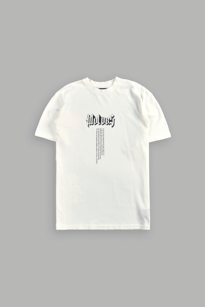 Our Badges "Premium Classic" Tee in Cream
