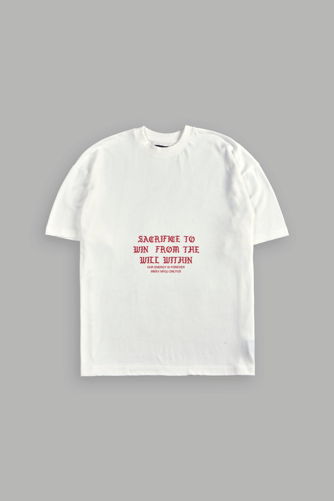 The Will Within "Premium" Oversized Tee in Cream