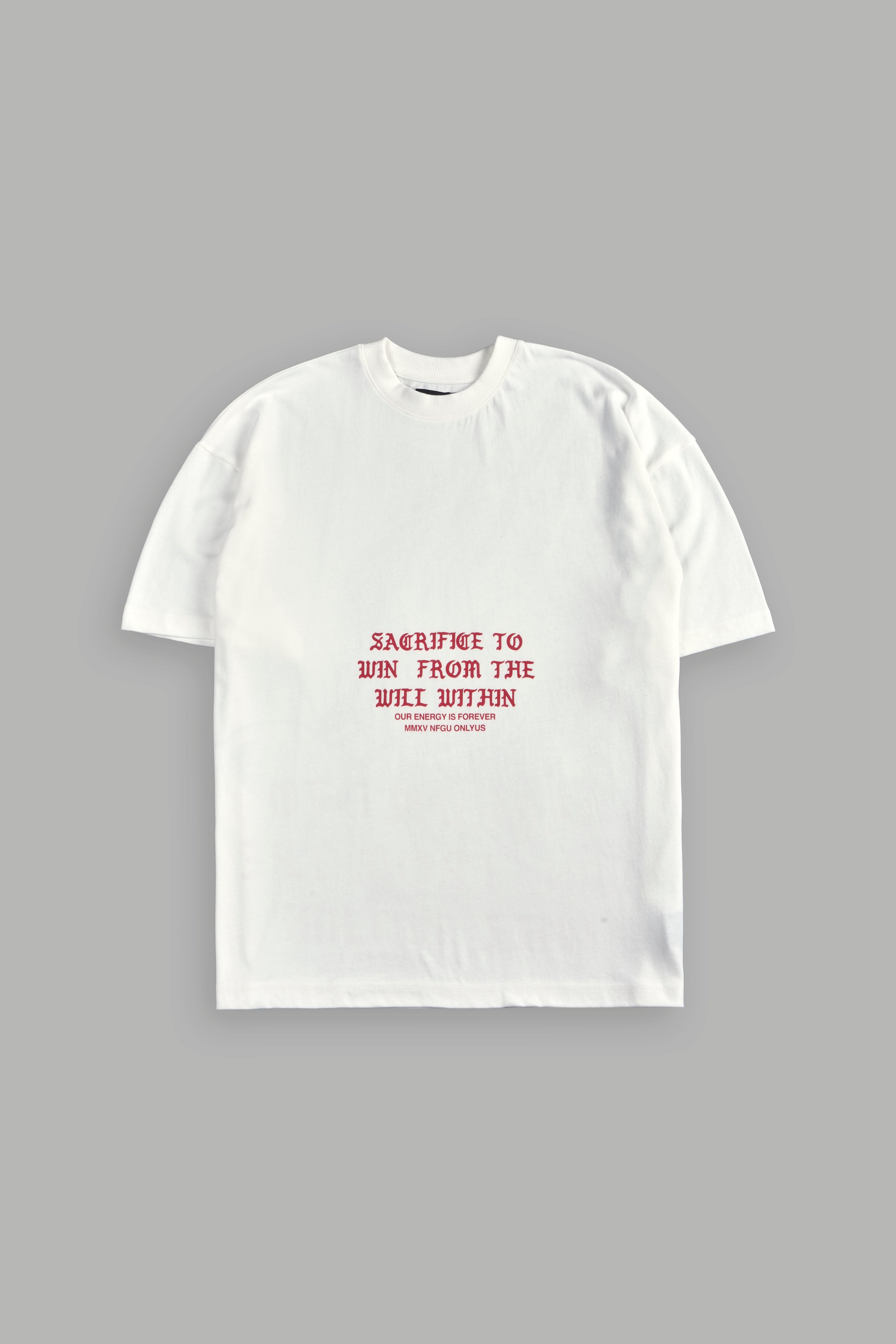 The Will Within "Premium" Oversized Tee in Cream