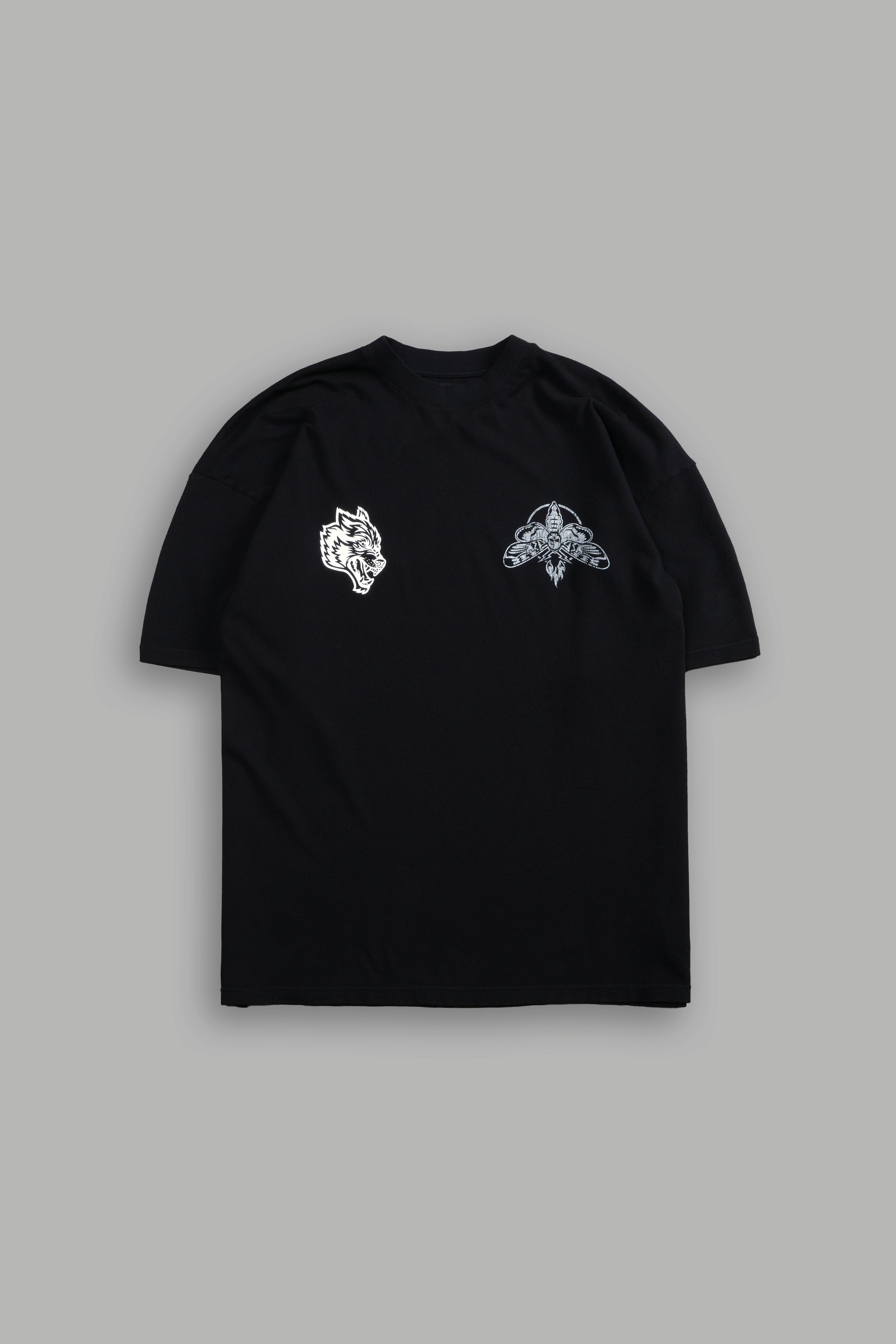 Moth Forever "Premium" Oversized Tee in Black