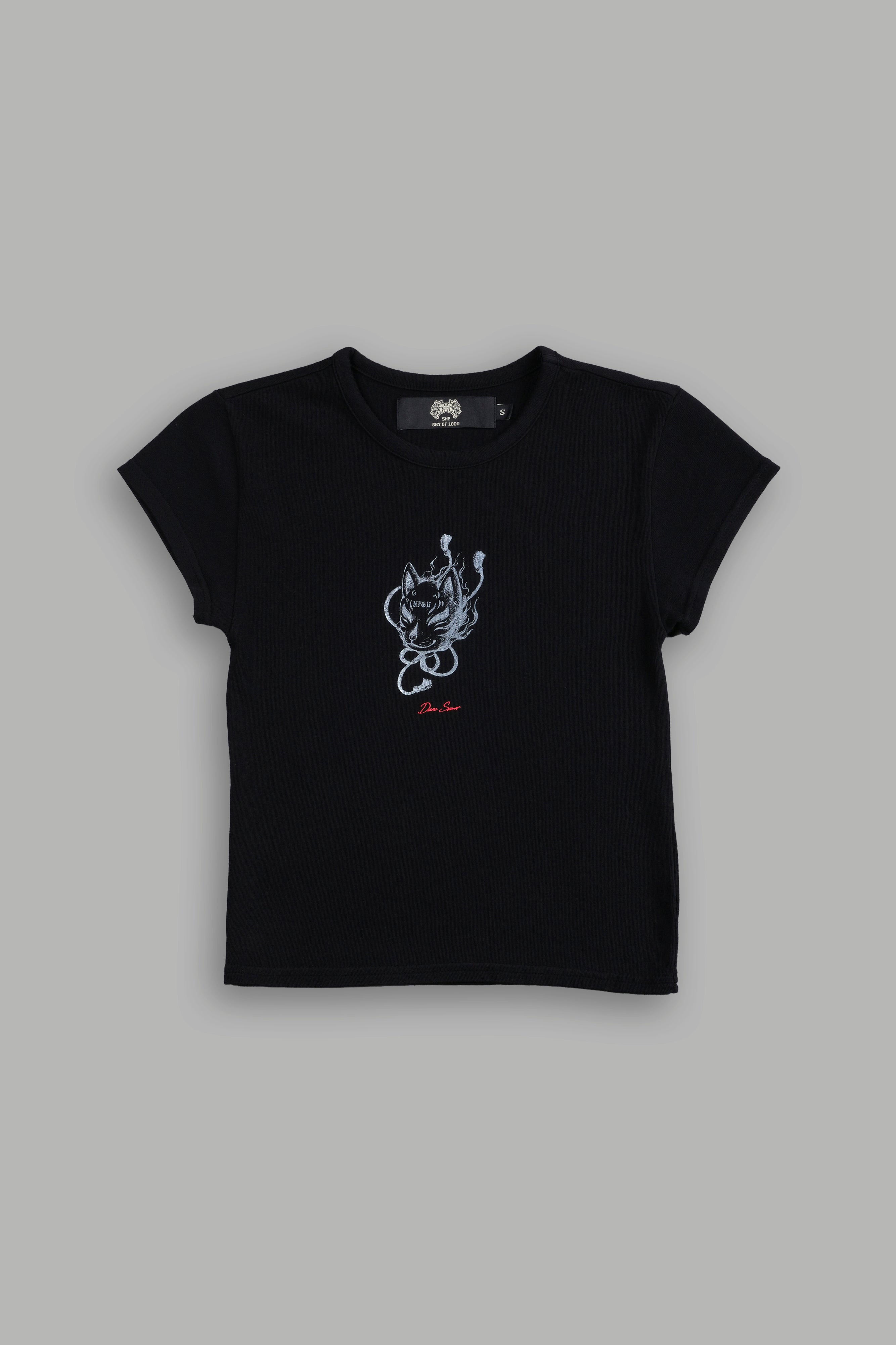 NFGU Kitsune "Baby" Tee in Black