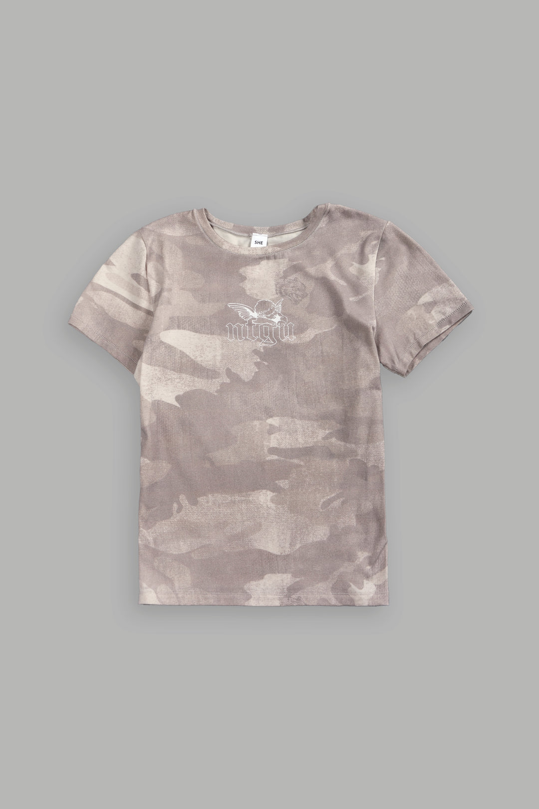 Cherub NFGU "Eden" S/S Tee in Clay Vintage Woodland Camo