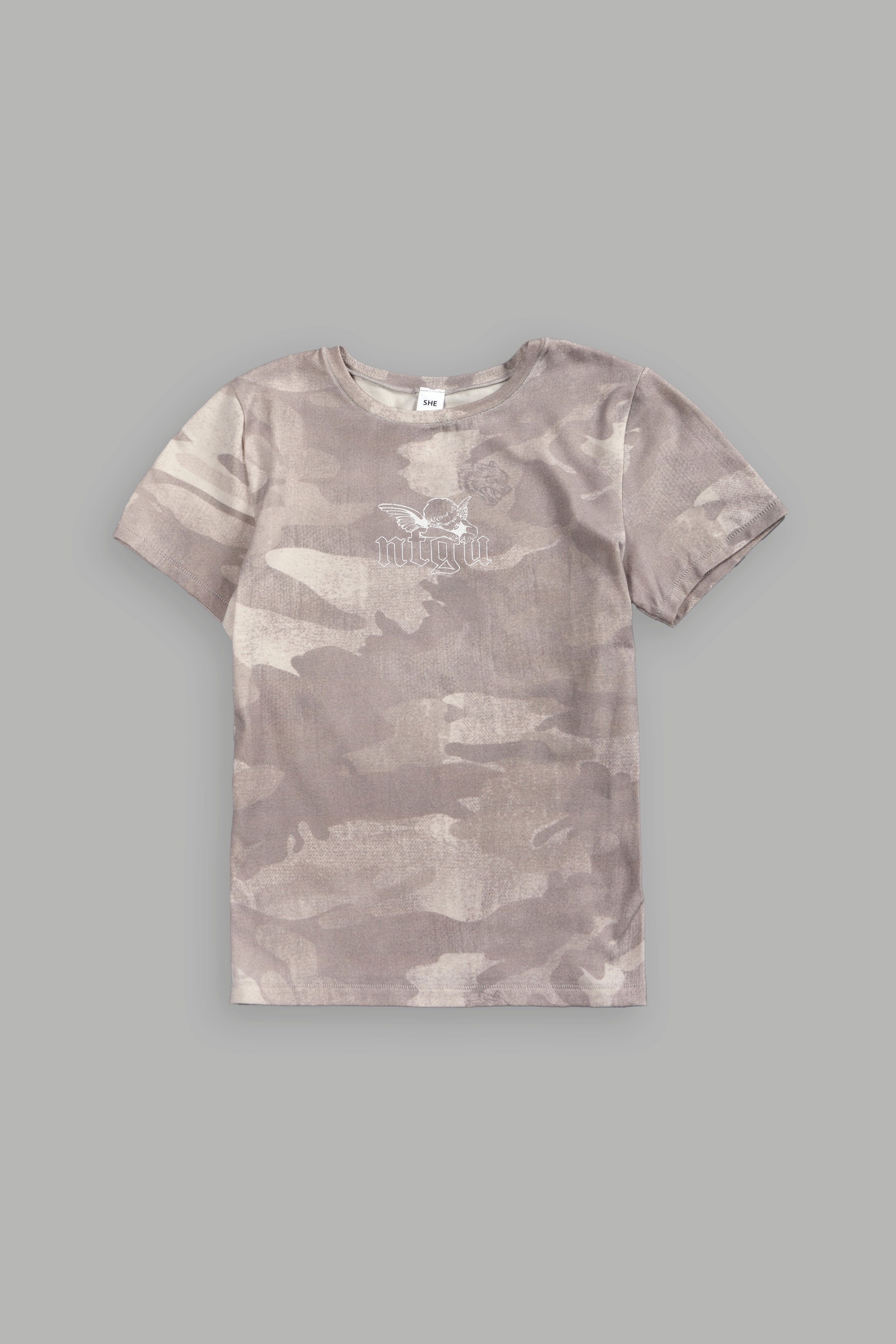 Cherub NFGU "Eden" S/S Tee in Clay Vintage Woodland Camo