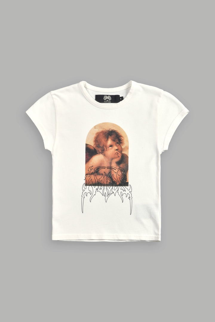 Above "Baby" Tee in Cream