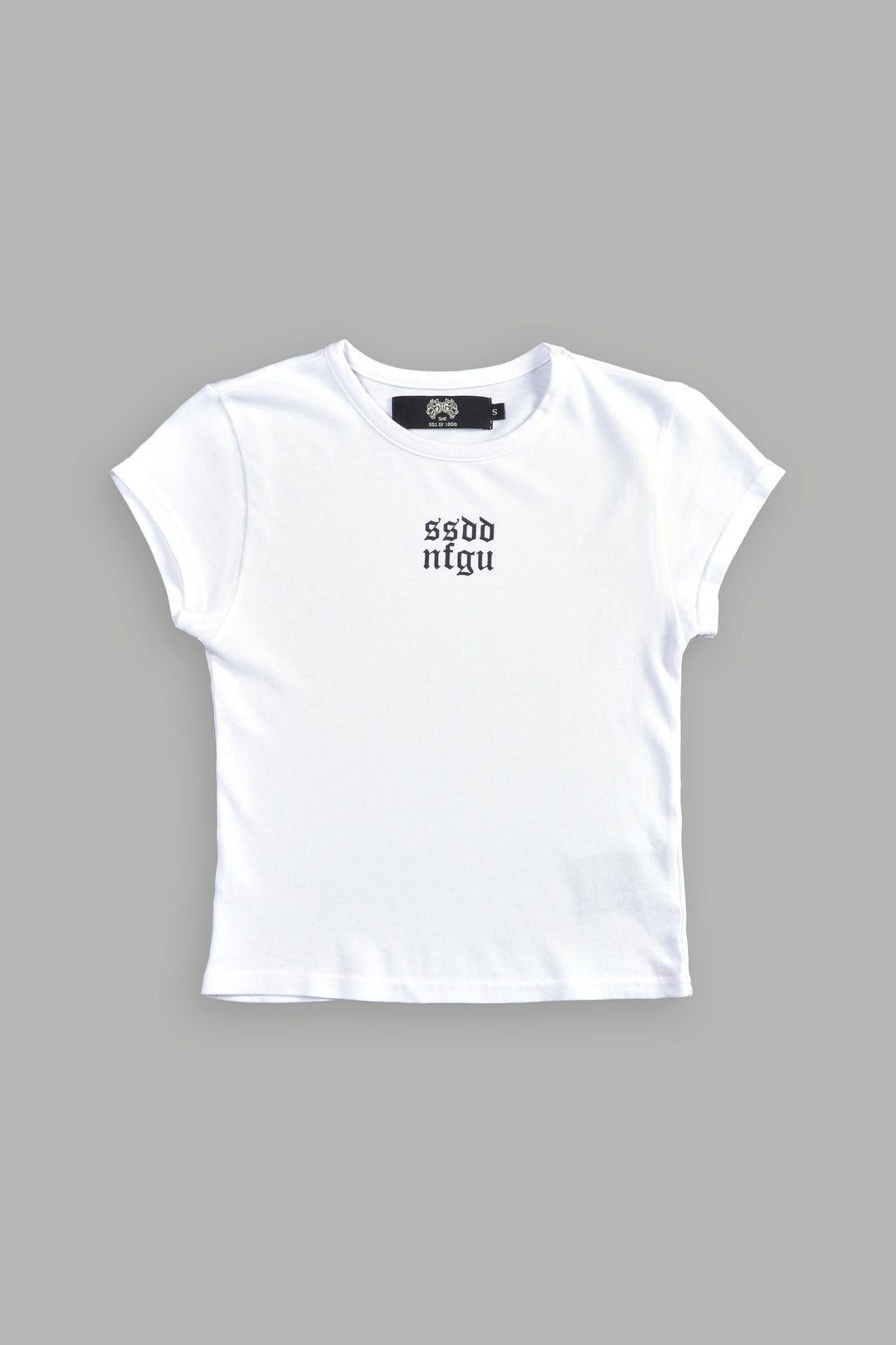 SSDDNFGU Wolf "Baby" Tee in White