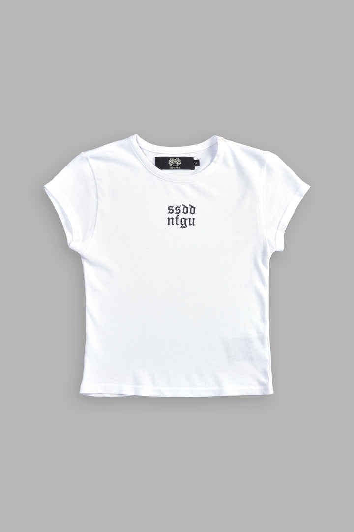 SSDDNFGU Wolf "Baby" Tee in White