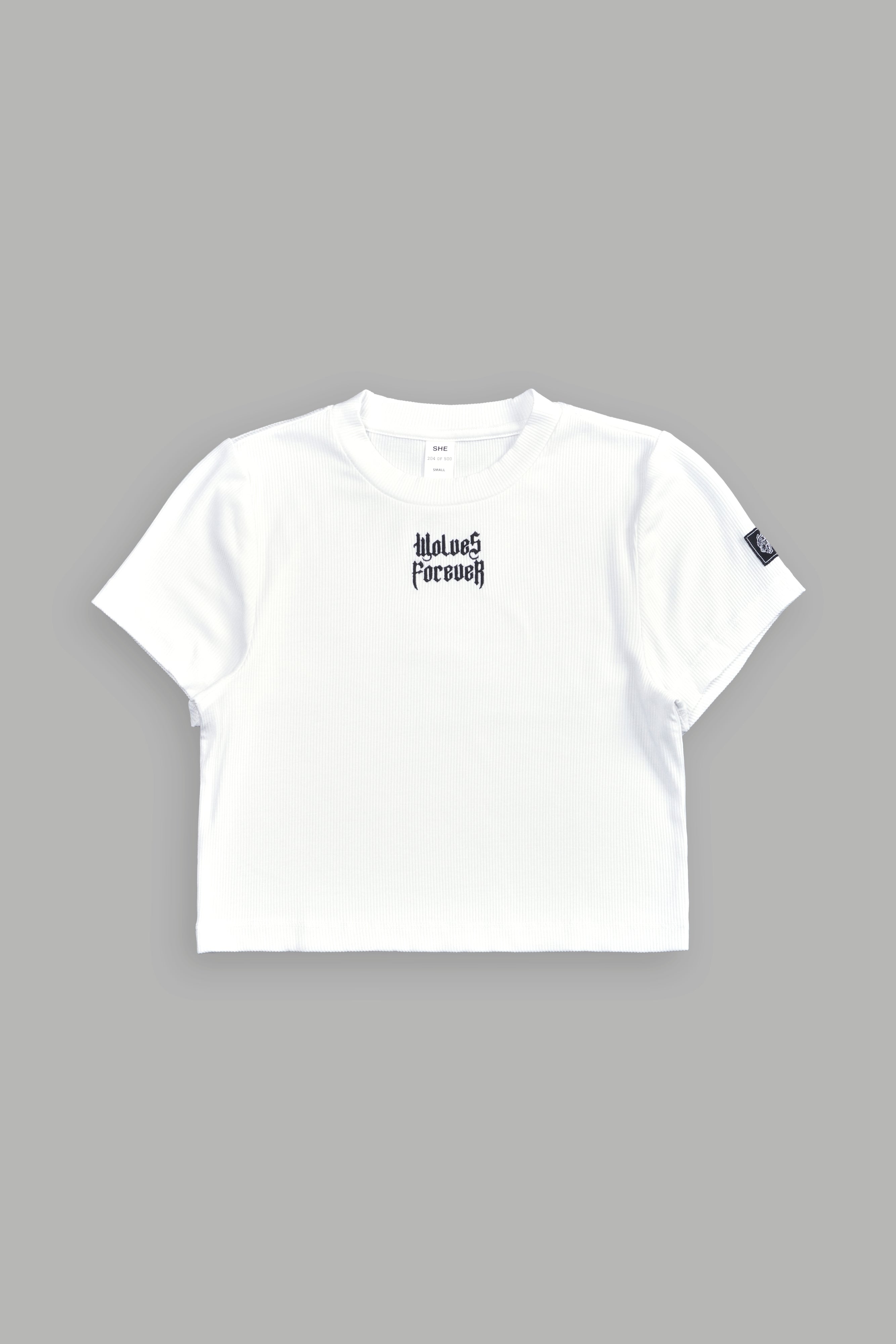 Darc Letter "Kara" Tee in White