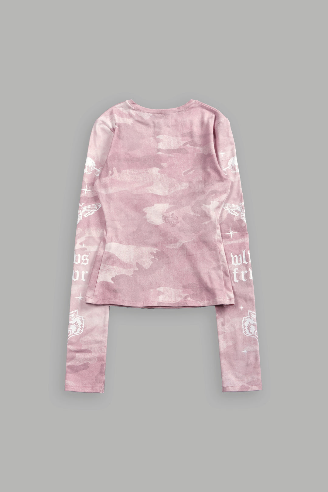 FRVR in the Stars "Eden" L/S Tee in Blush Vintage Woodland Camo