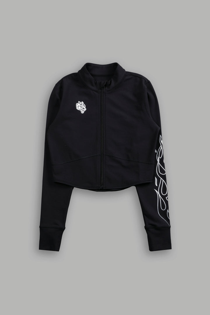 In Motion "Kelz" Energy Zip Up in Black