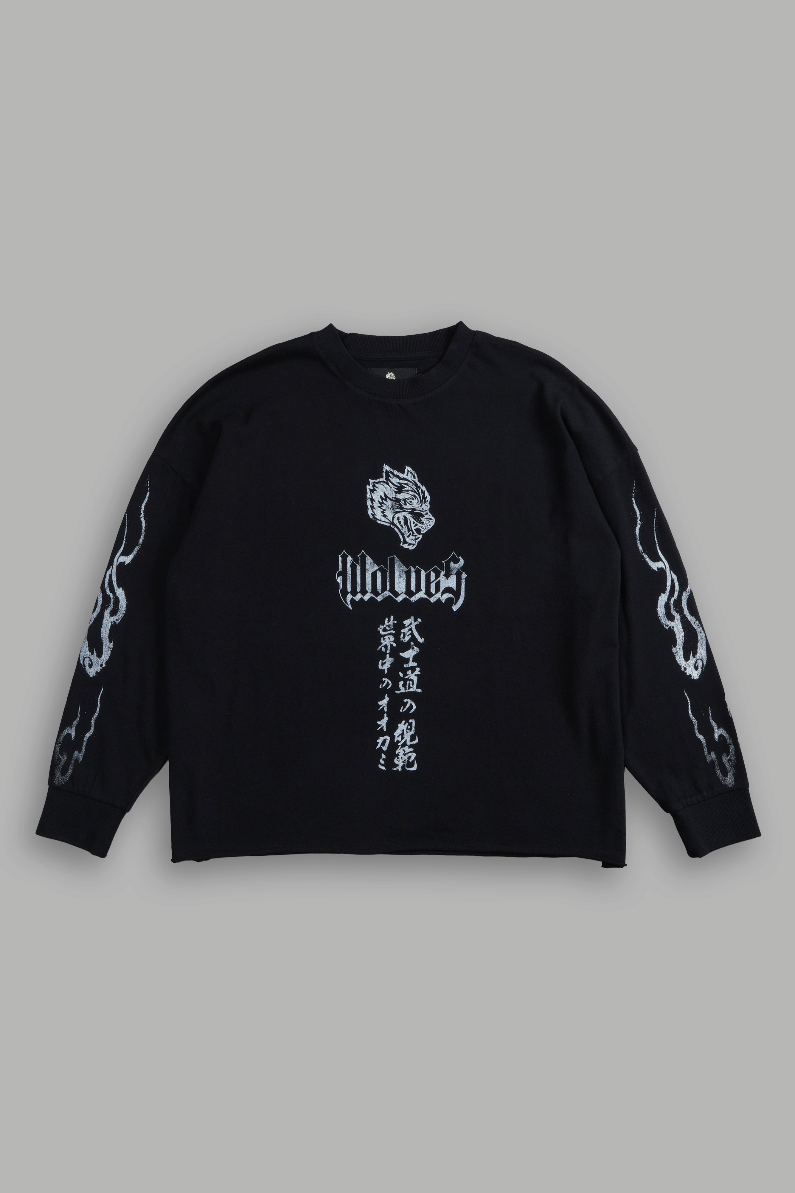 Darc Infernal "Premium" Box Cut L/S Tee in Black