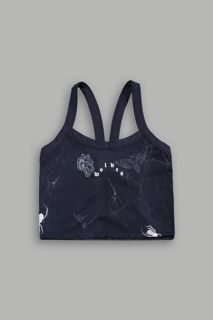 Pyramid Hannah Soft Seamless Tank in She Web Black