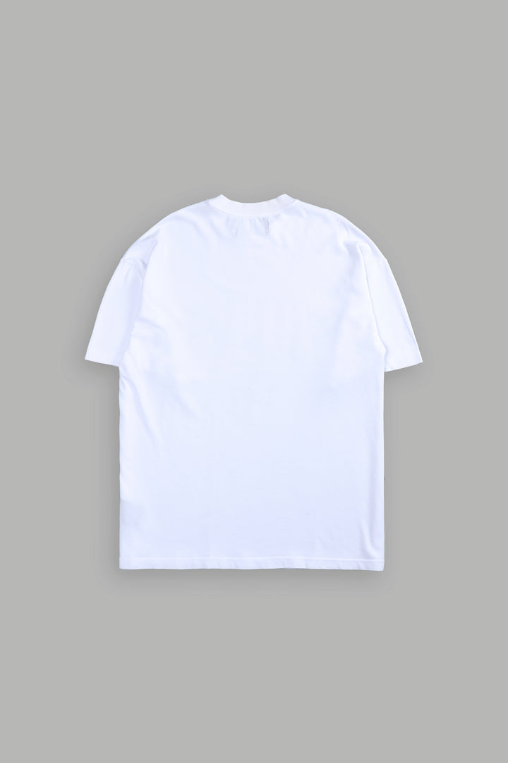 Grounded "Premium" Oversized Tee in White