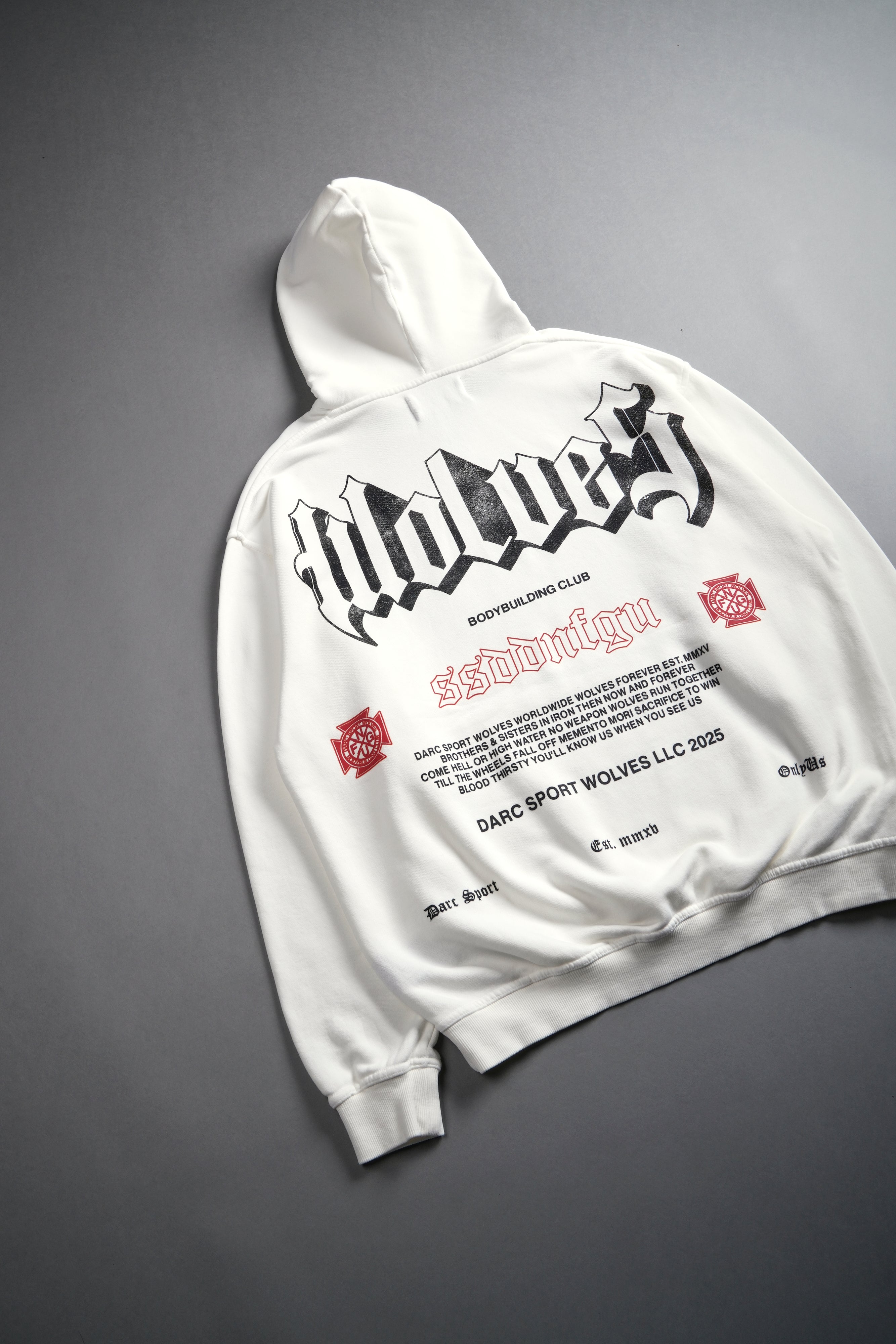 Till Forever "Vintage Dempsey" Hoodie in Cream