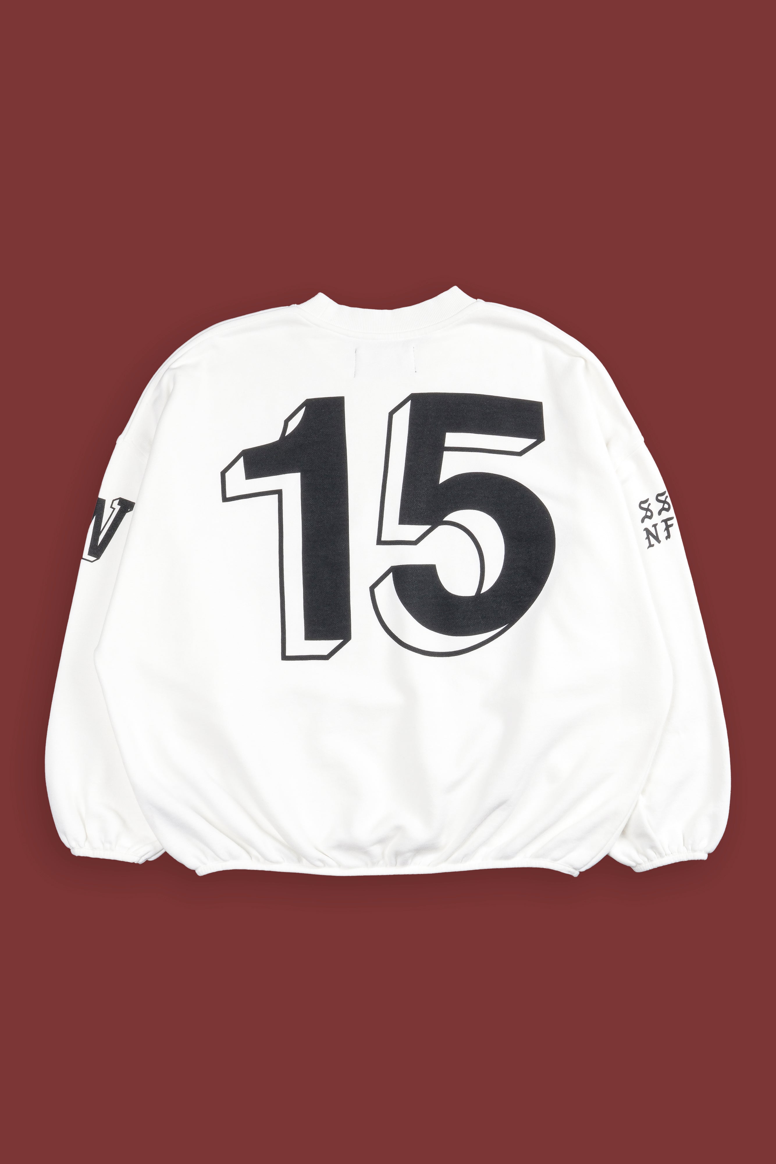 Established S. Hall Unisex Crewneck in Cream